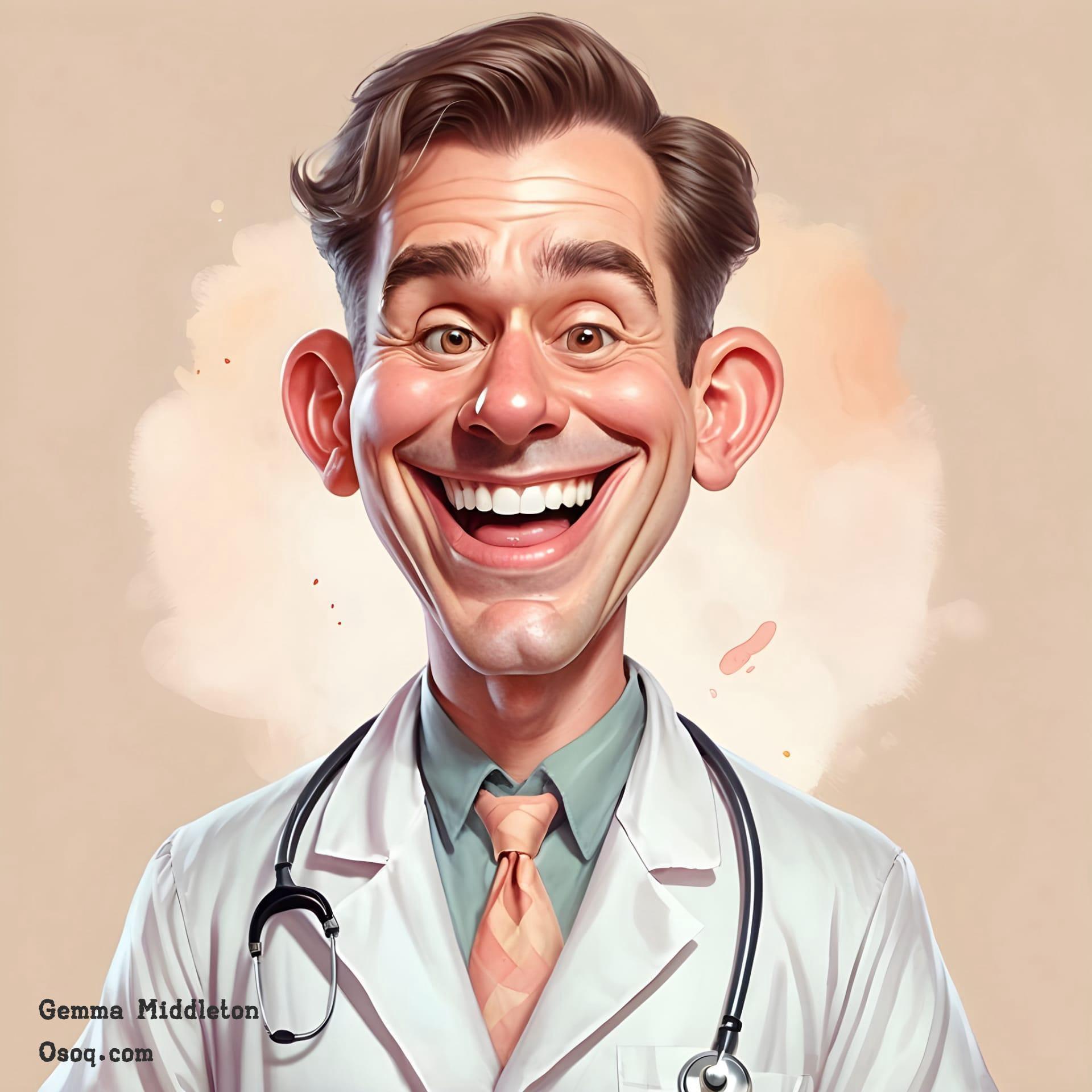 Doctor caricature 17