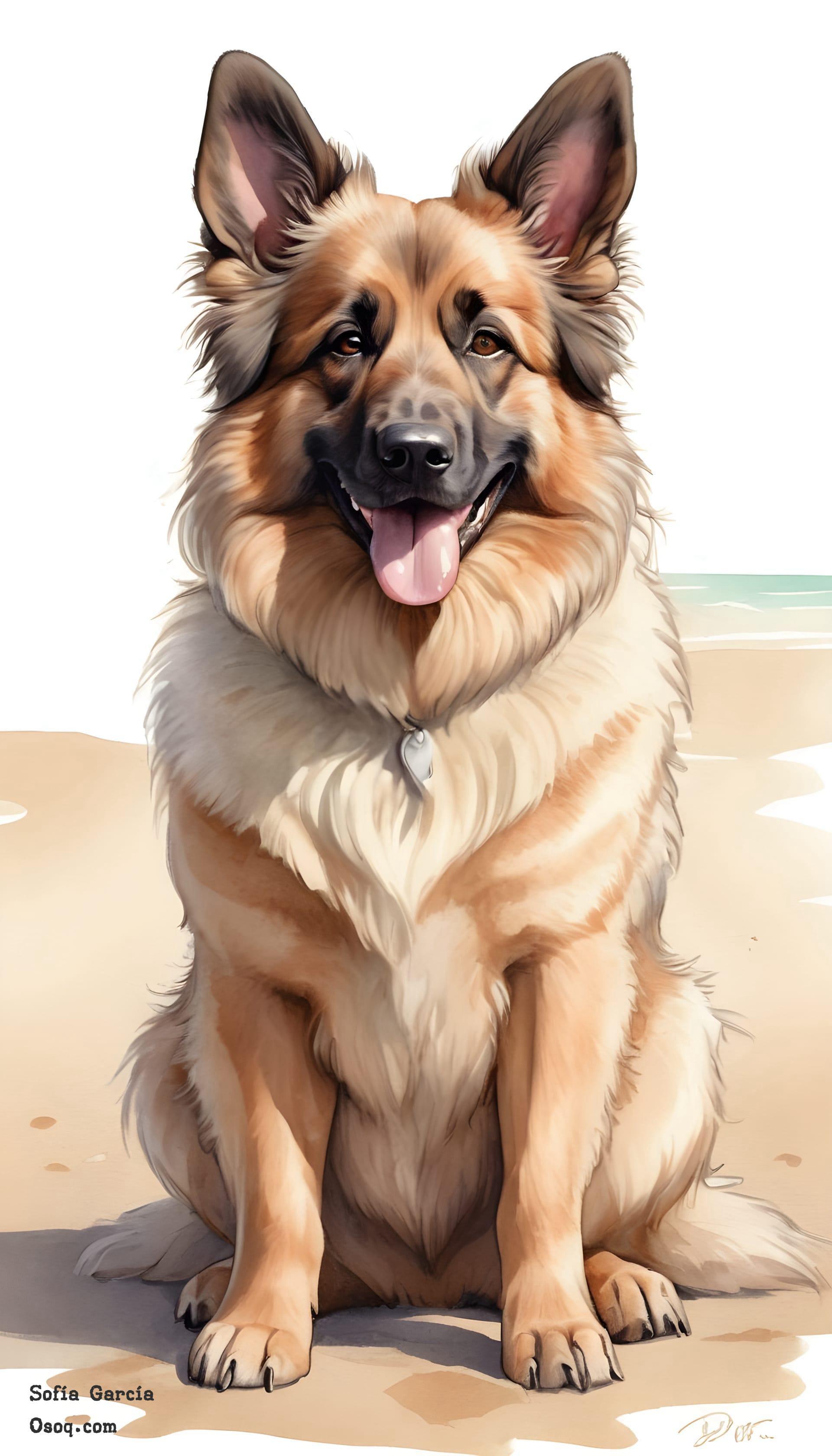 Dog caricature drawing 02