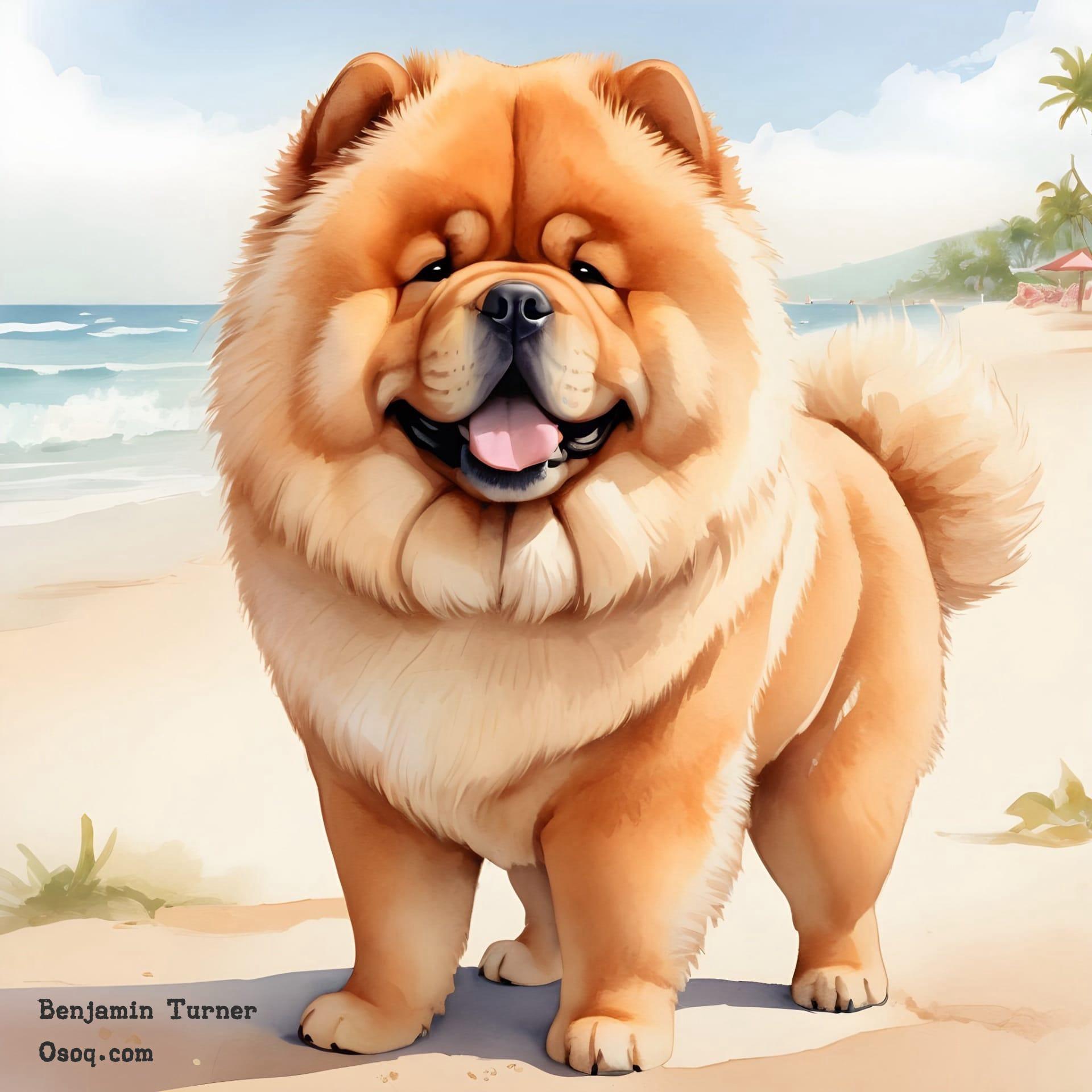 Dog caricature drawing 04