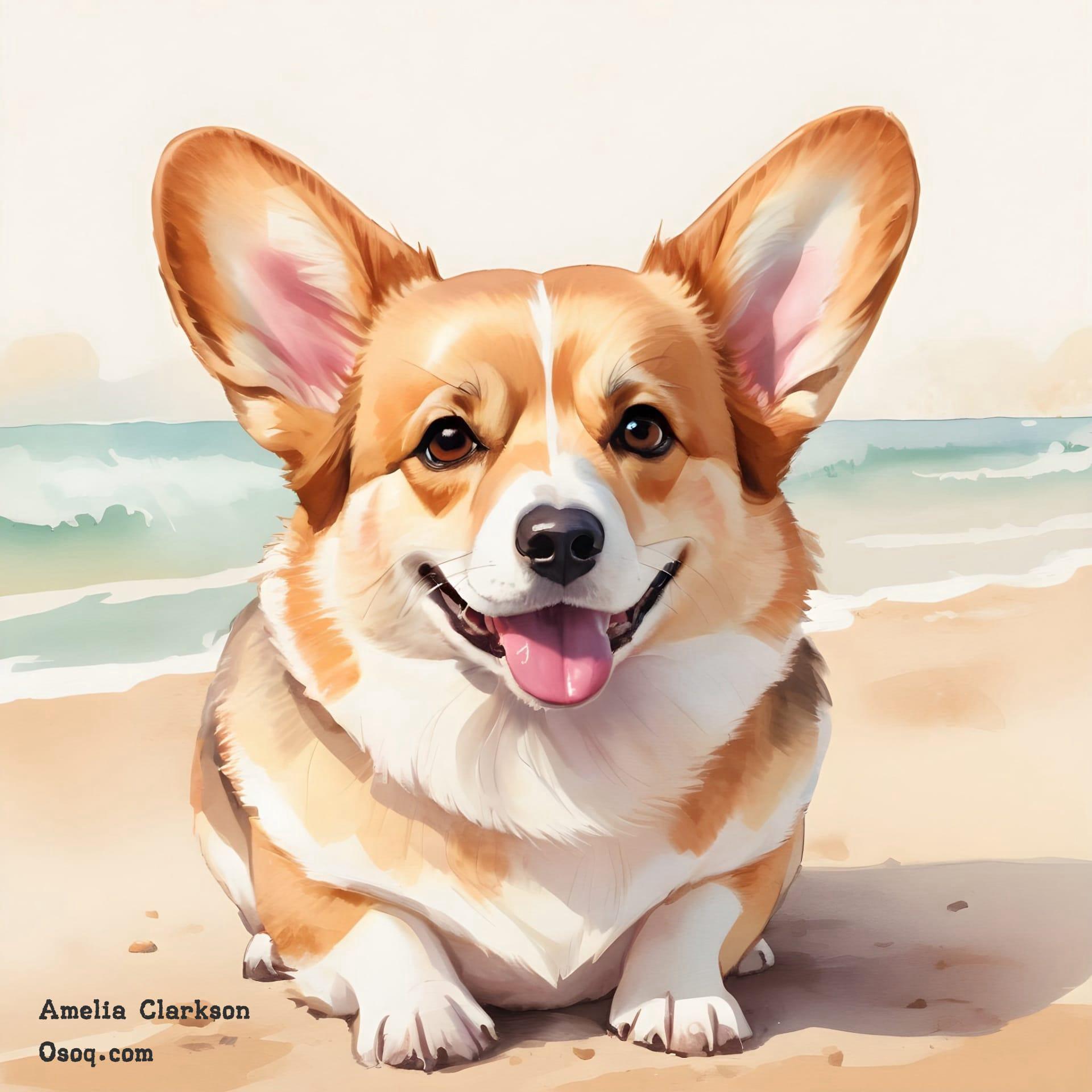 Dog caricature drawing 05