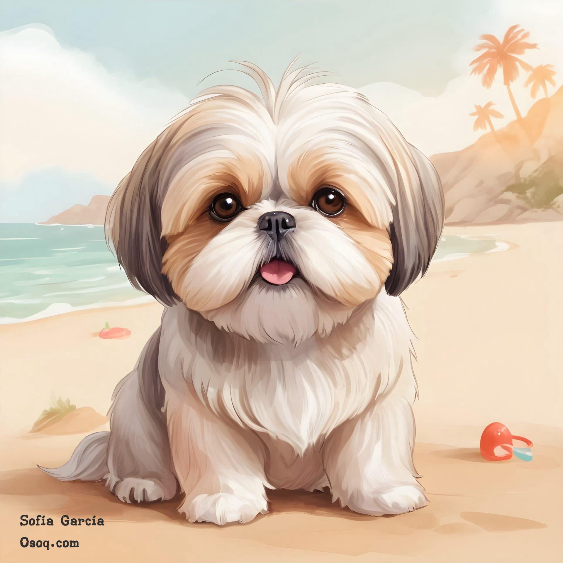 Dog caricature drawing 18