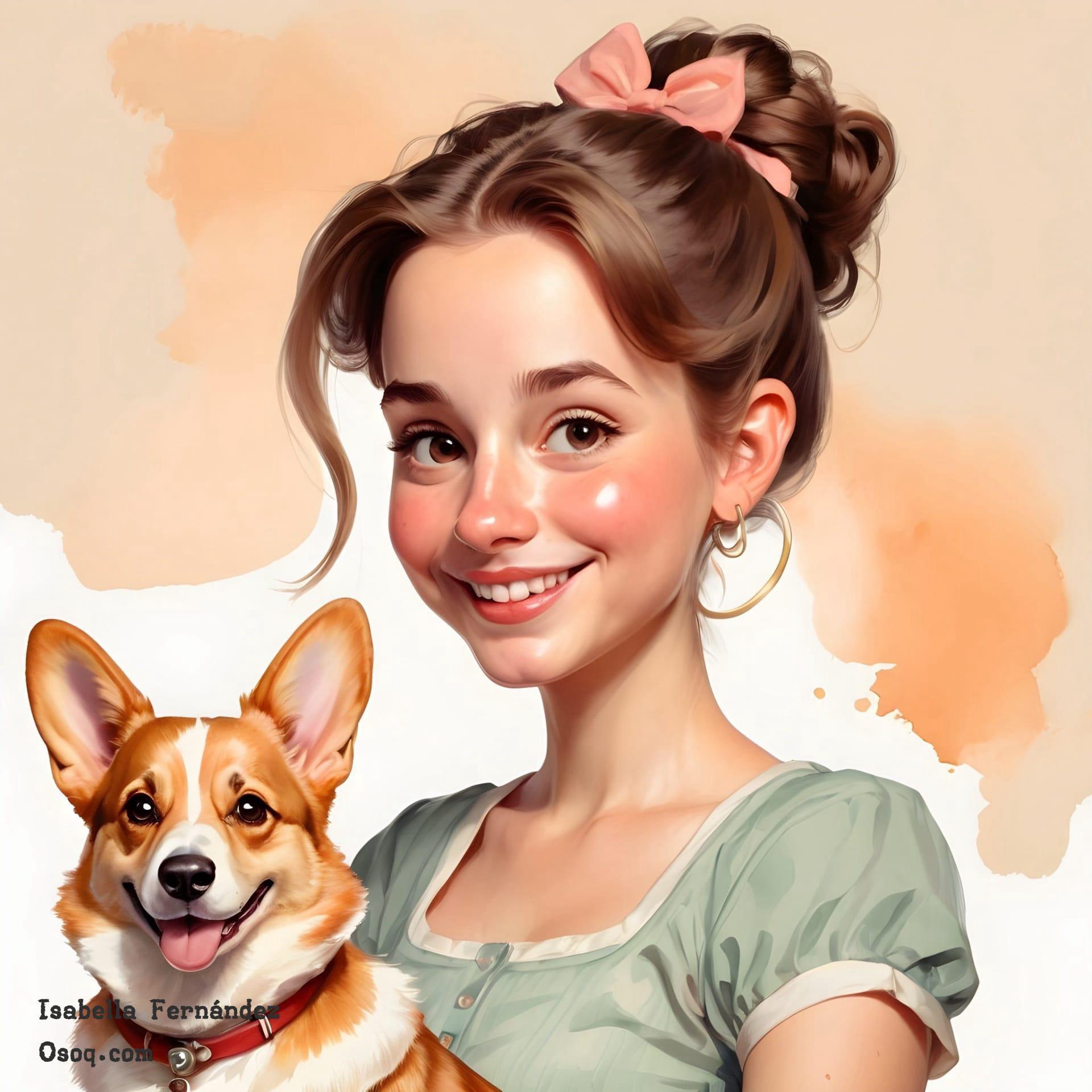 Dog caricature 01