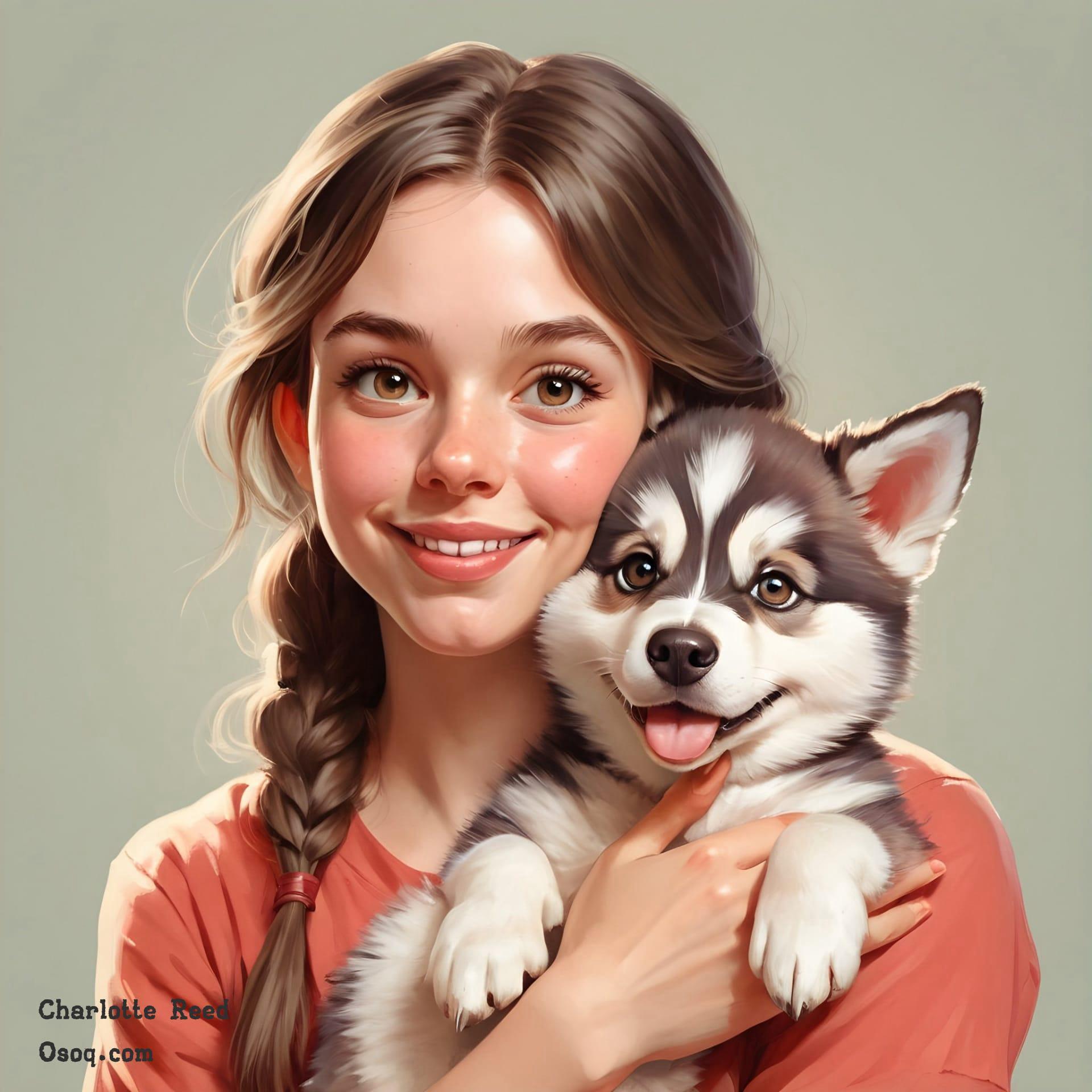 Dog caricature 04