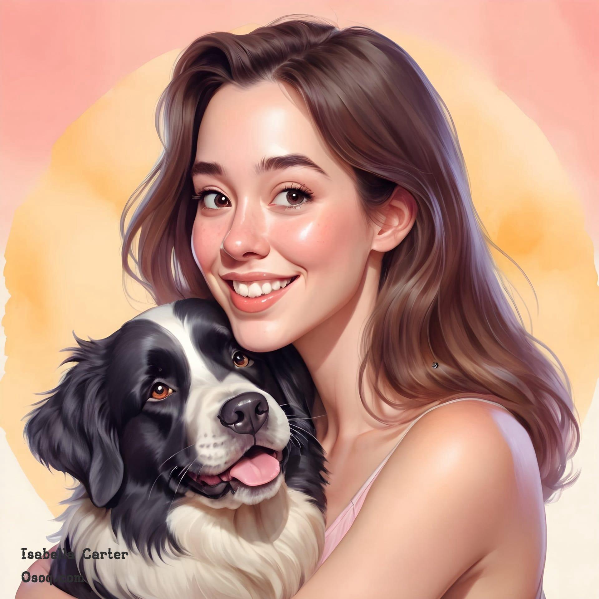 Dog caricature 18