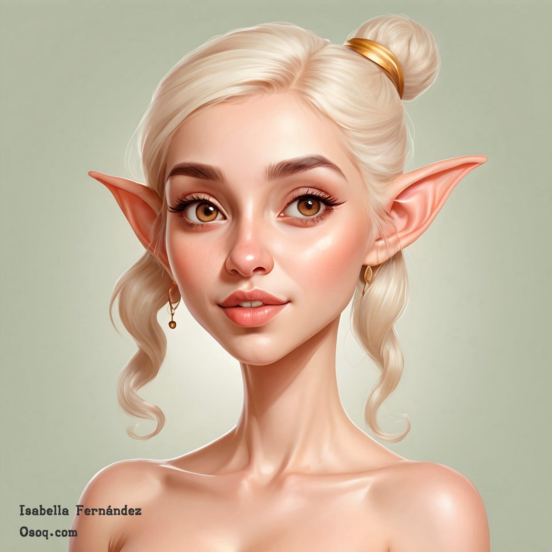 Elf caricature 06