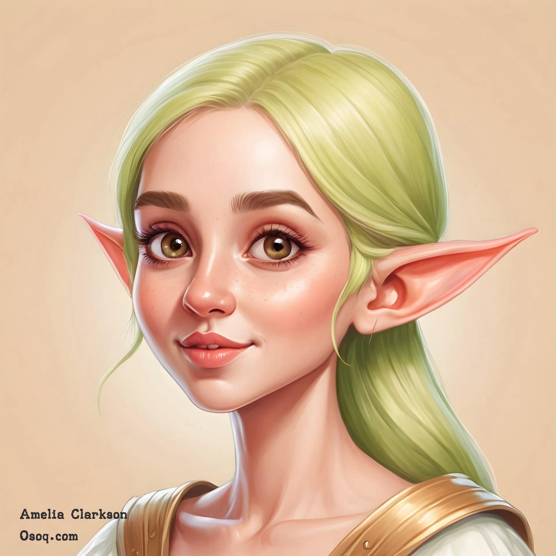 Elf caricature 15