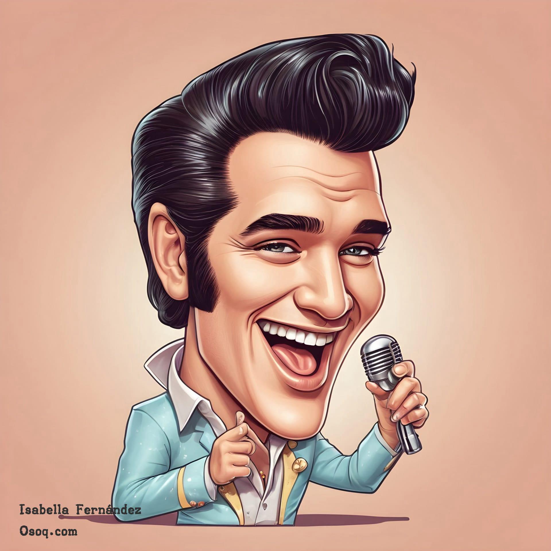 Elvis caricature 01