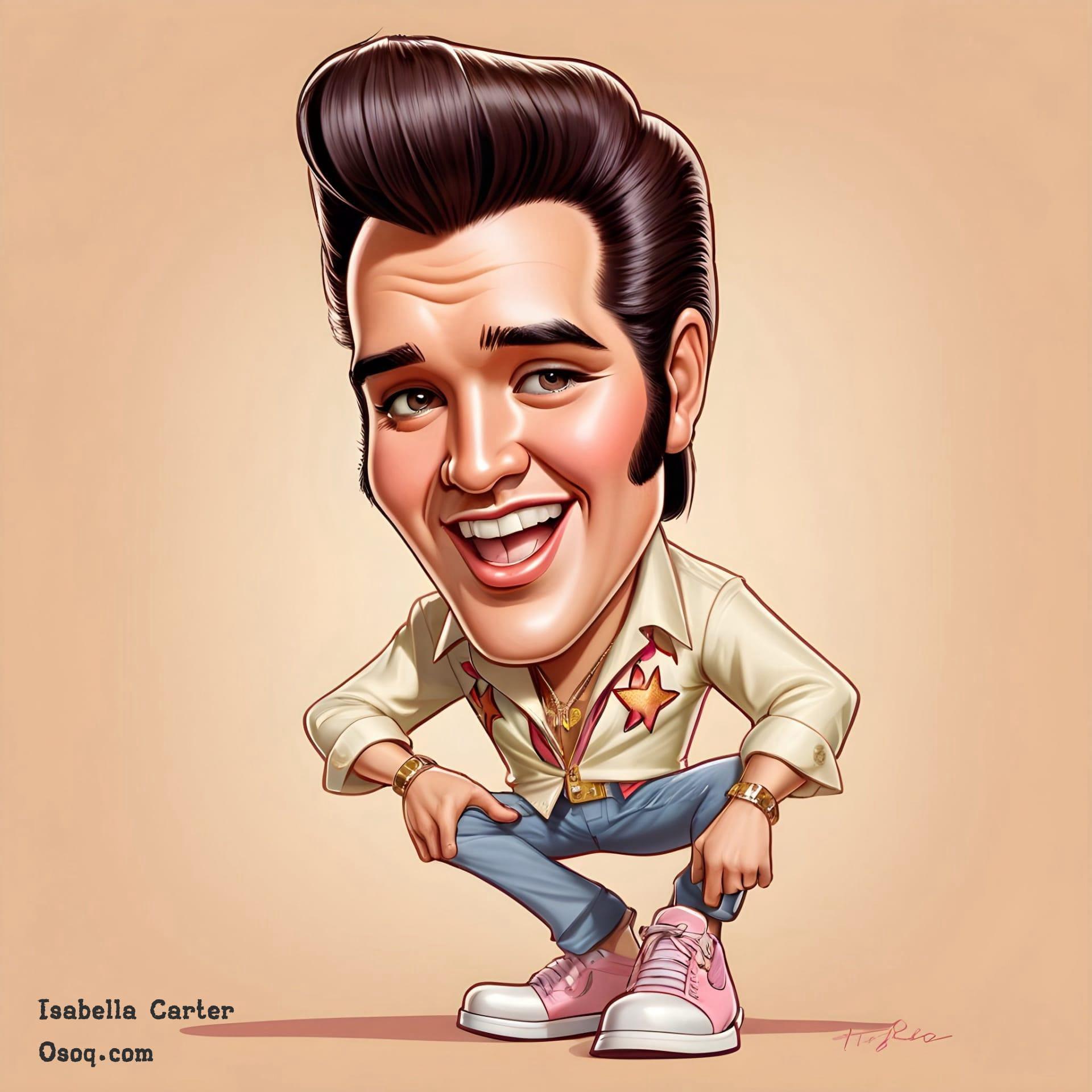 Elvis caricature 03