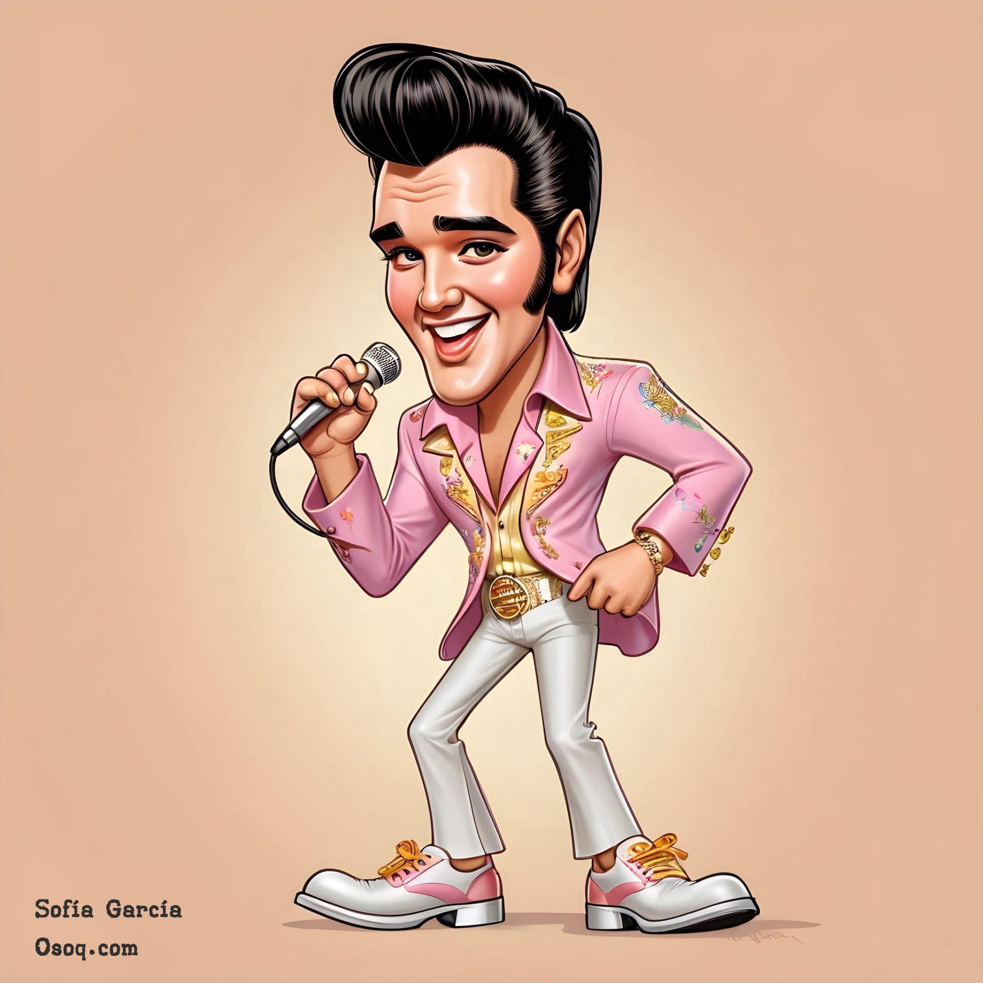 Elvis caricature 08