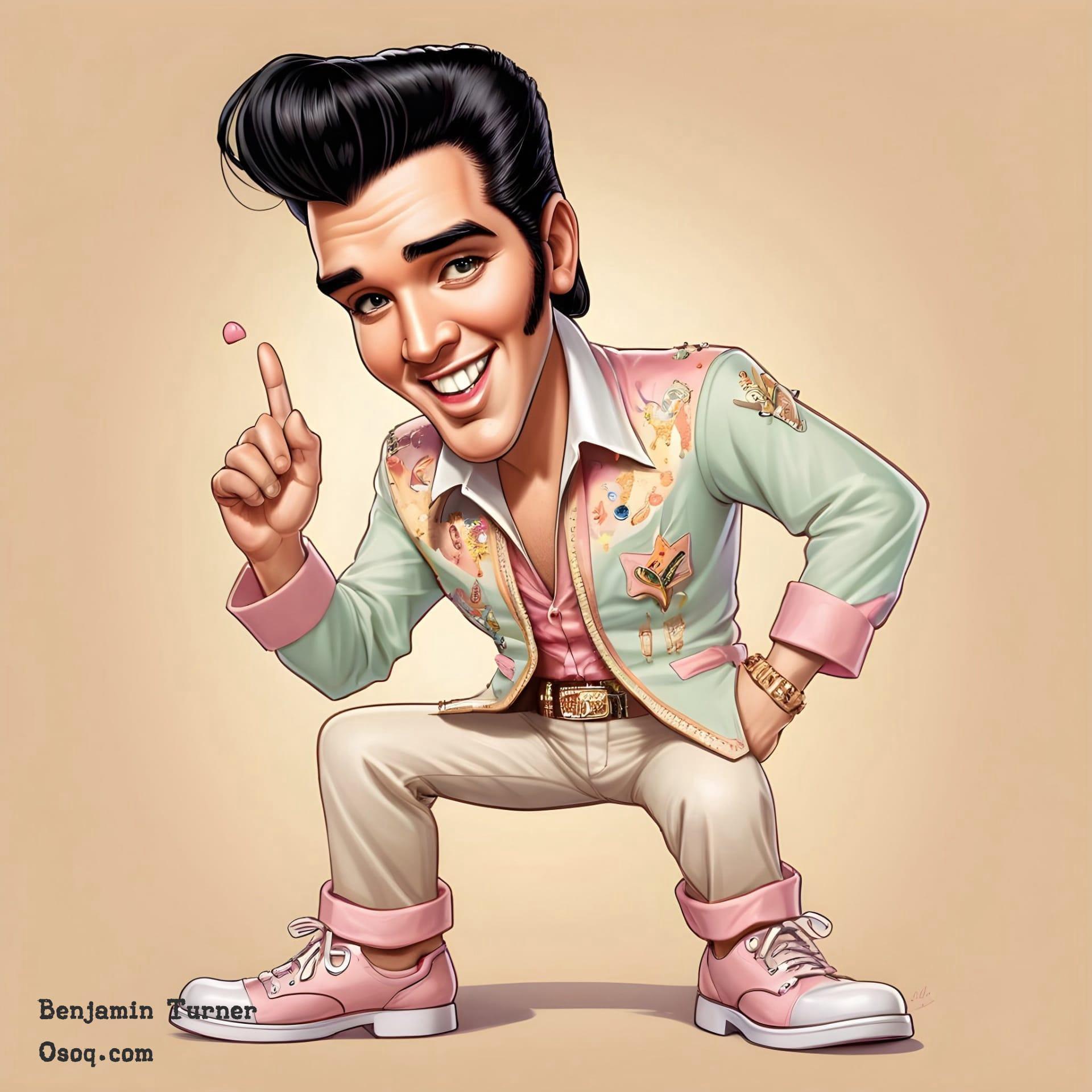 Elvis caricature 09