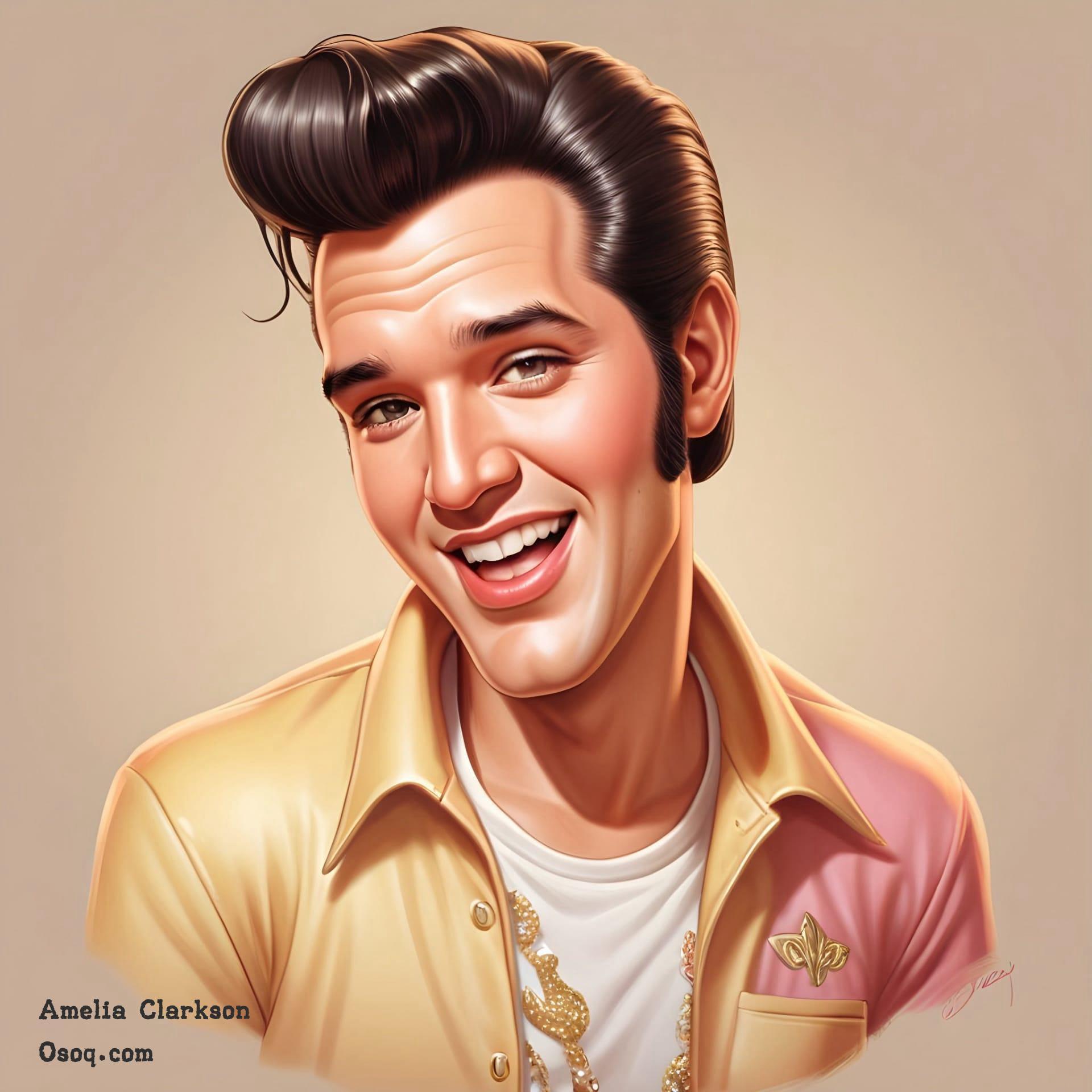 Elvis caricature 10