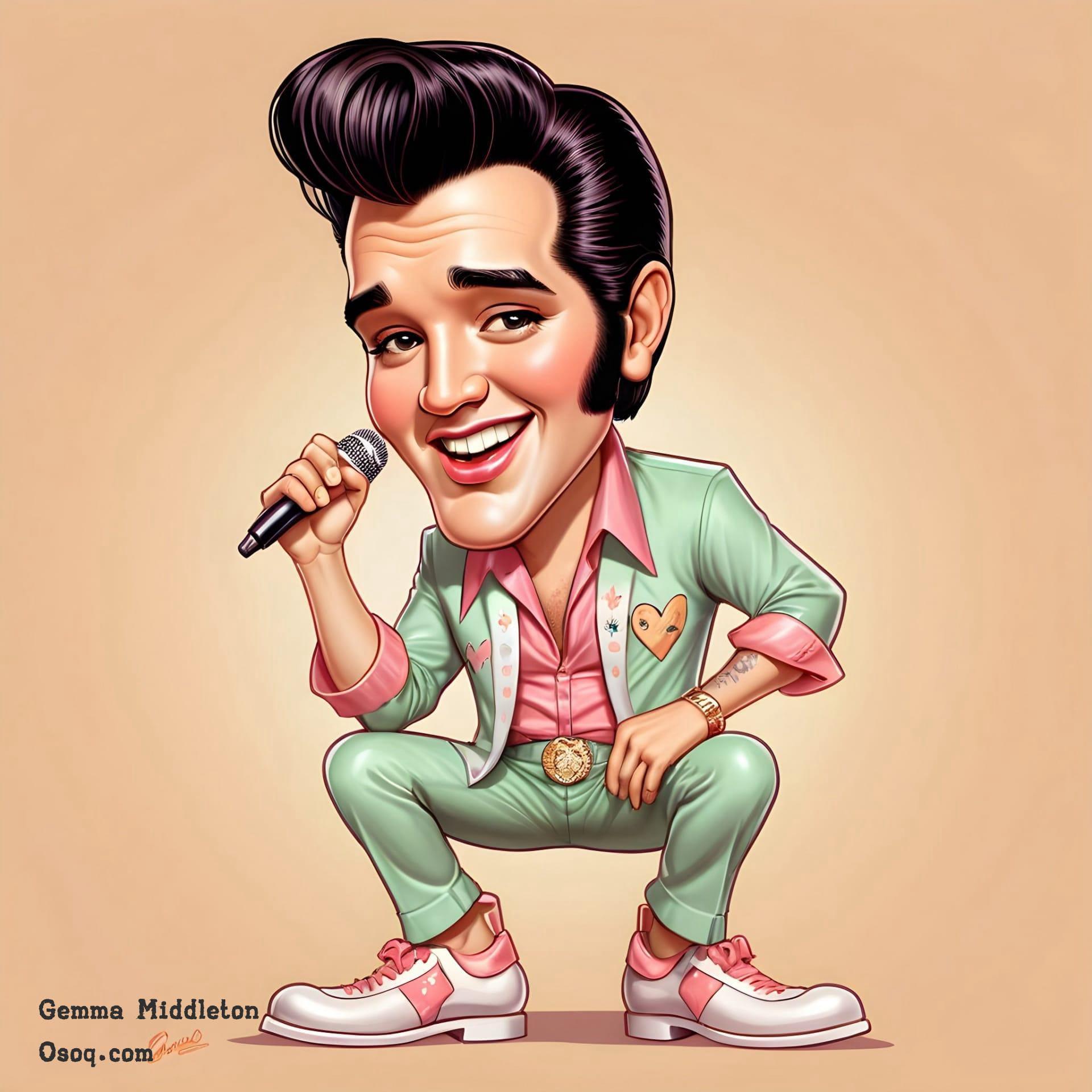 Elvis caricature 11