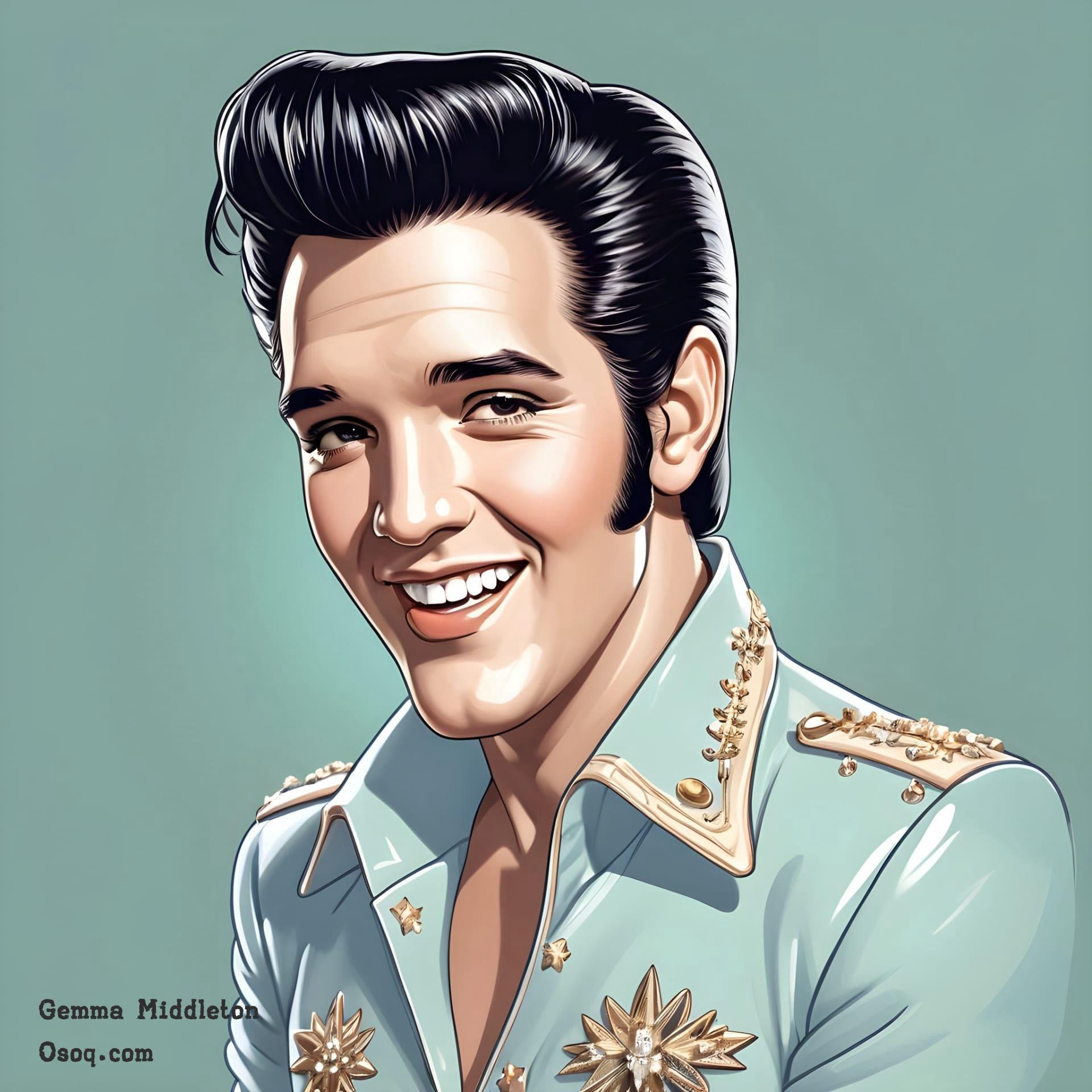 Elvis caricature 12