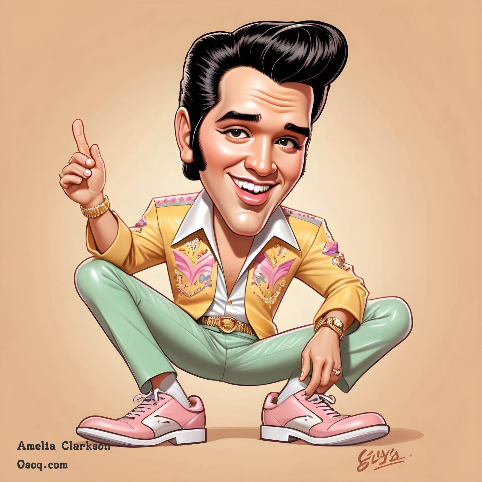 Elvis caricature 13