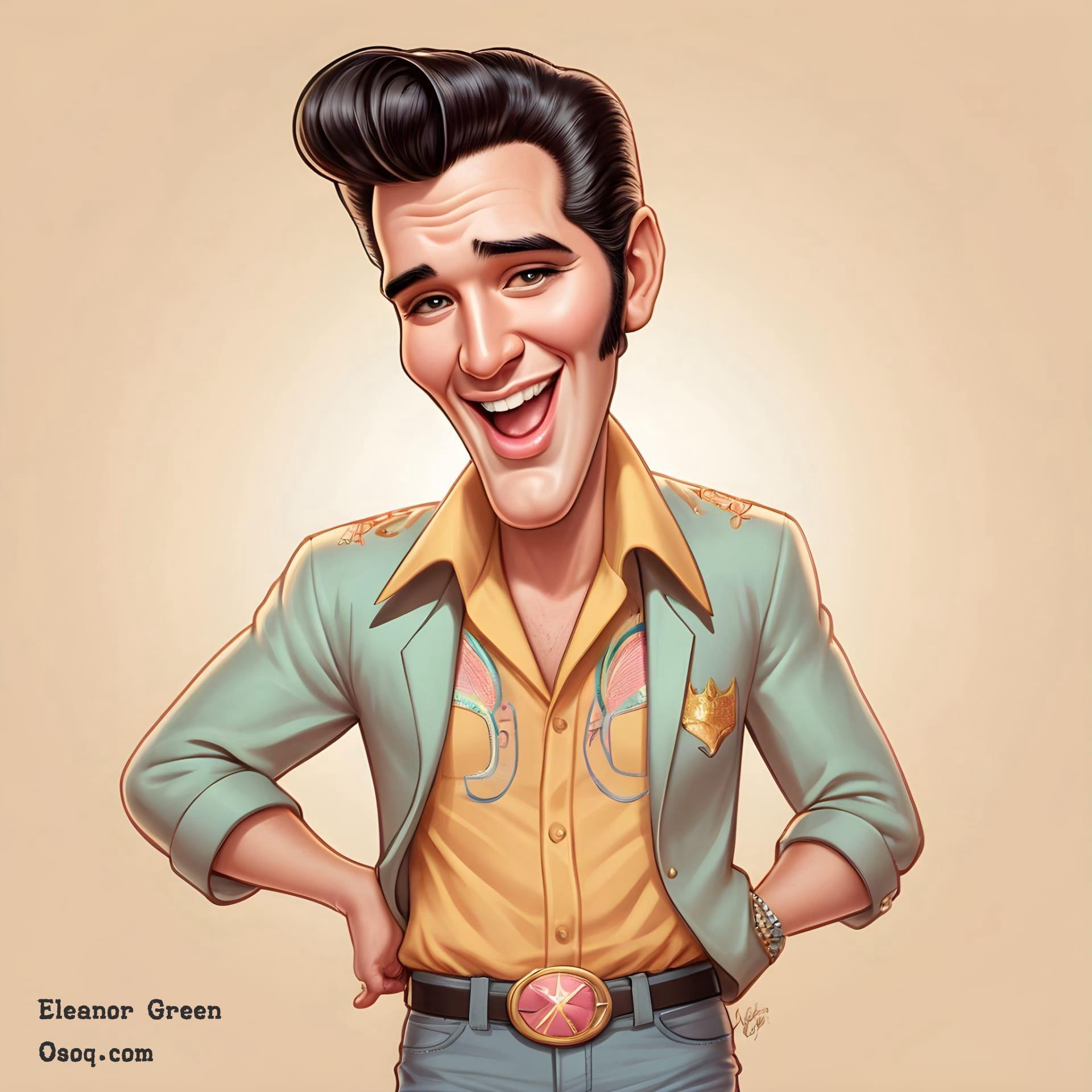 Elvis caricature 14