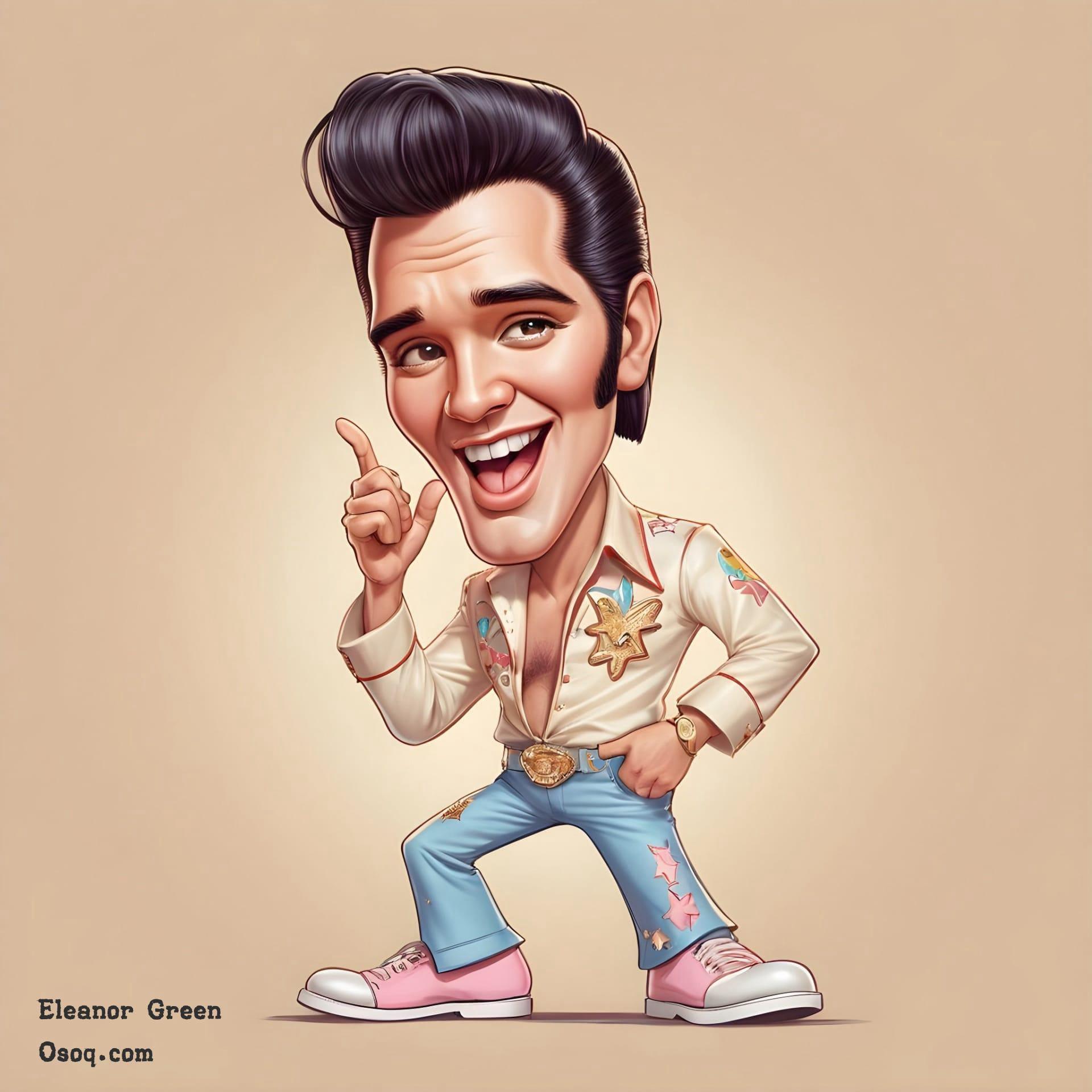 Elvis caricature 15