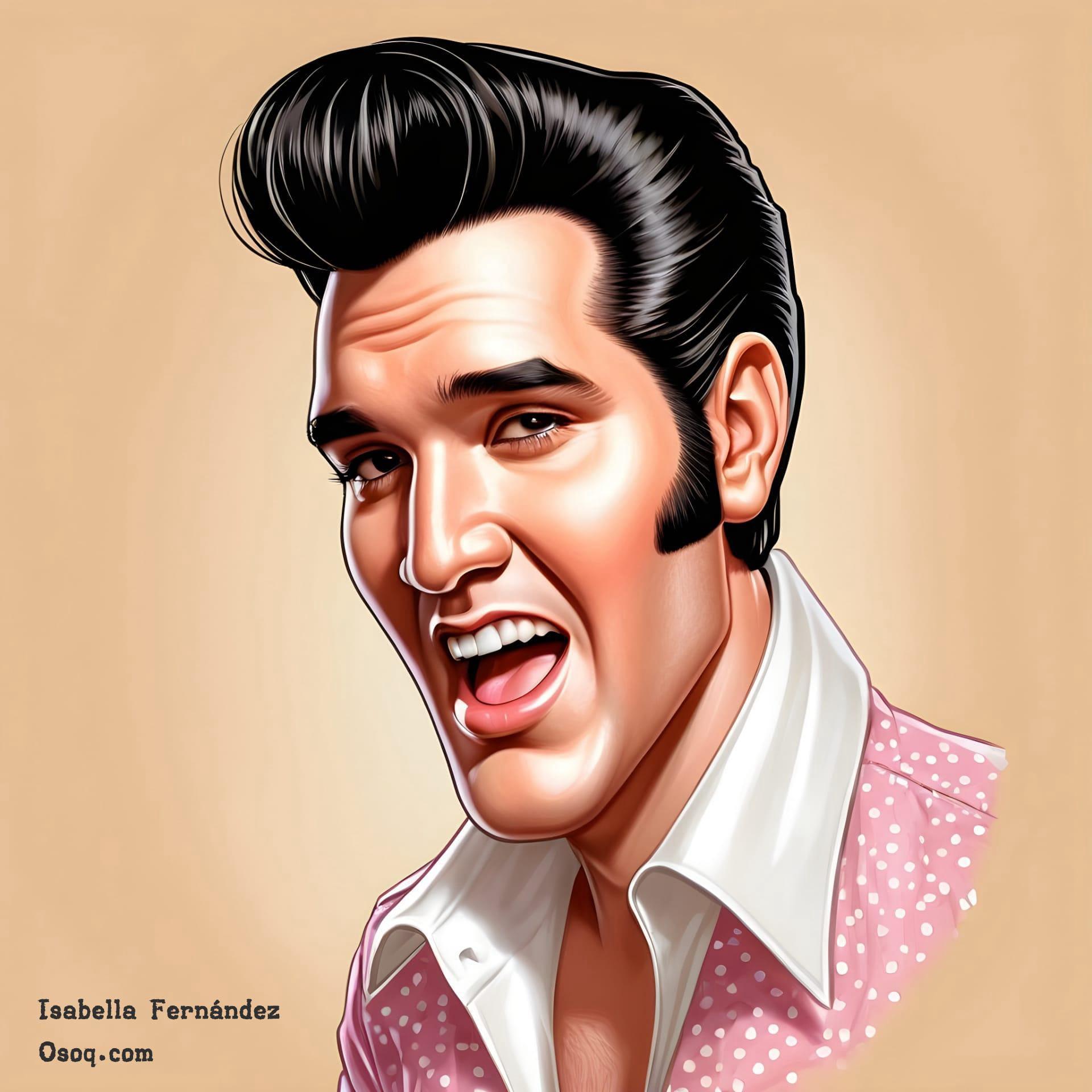 Elvis caricature 16