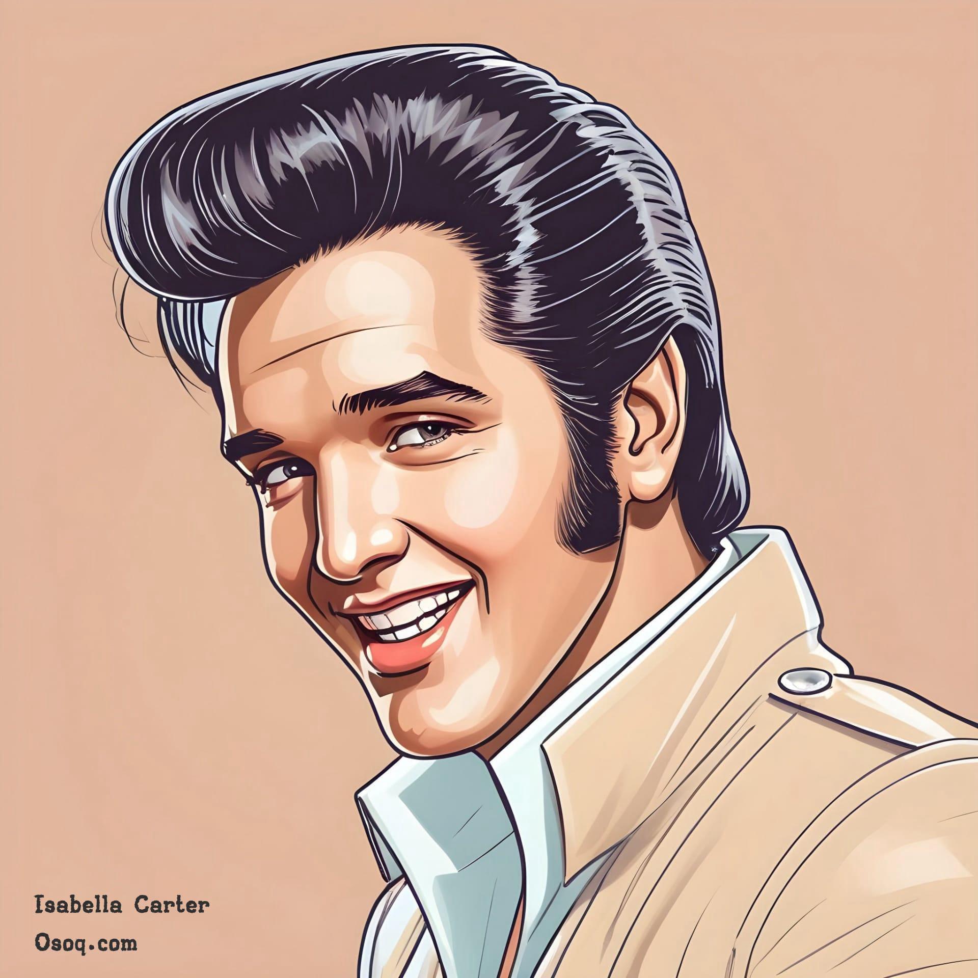 Elvis caricature 18