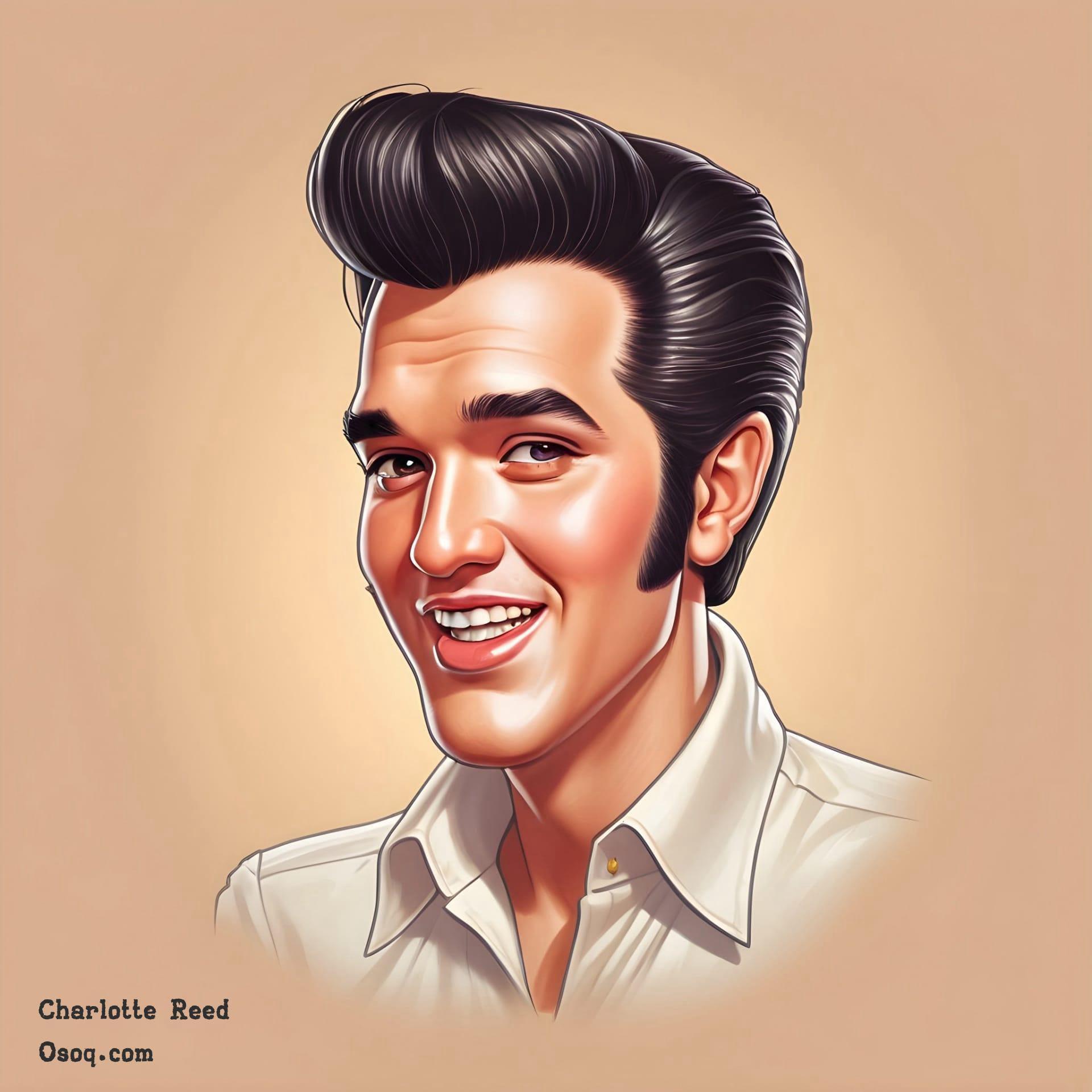 Elvis caricature 19