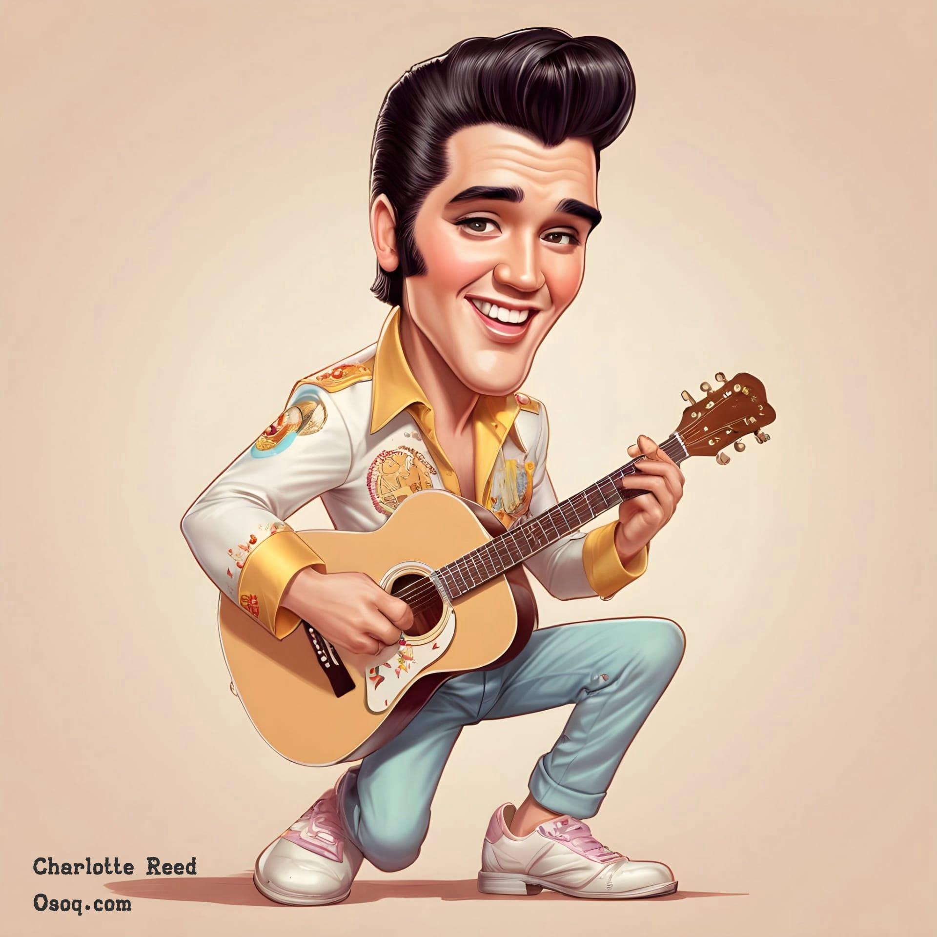 Elvis caricature 20