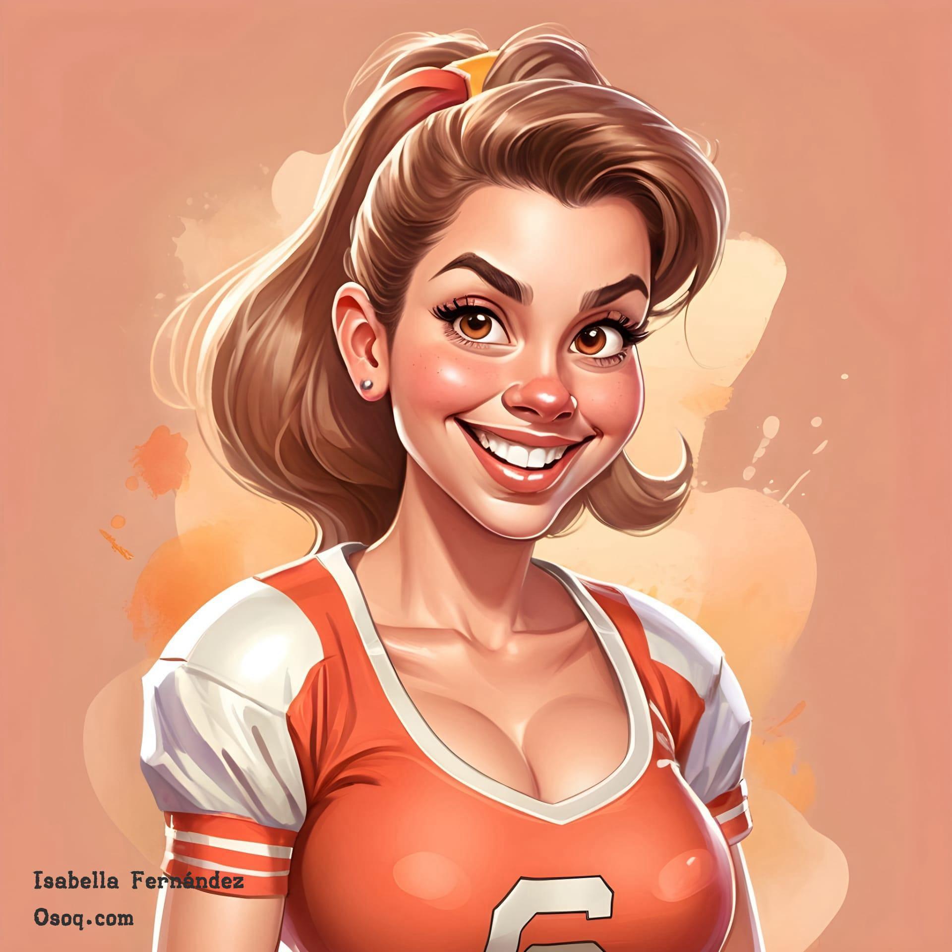 Female caricature 16