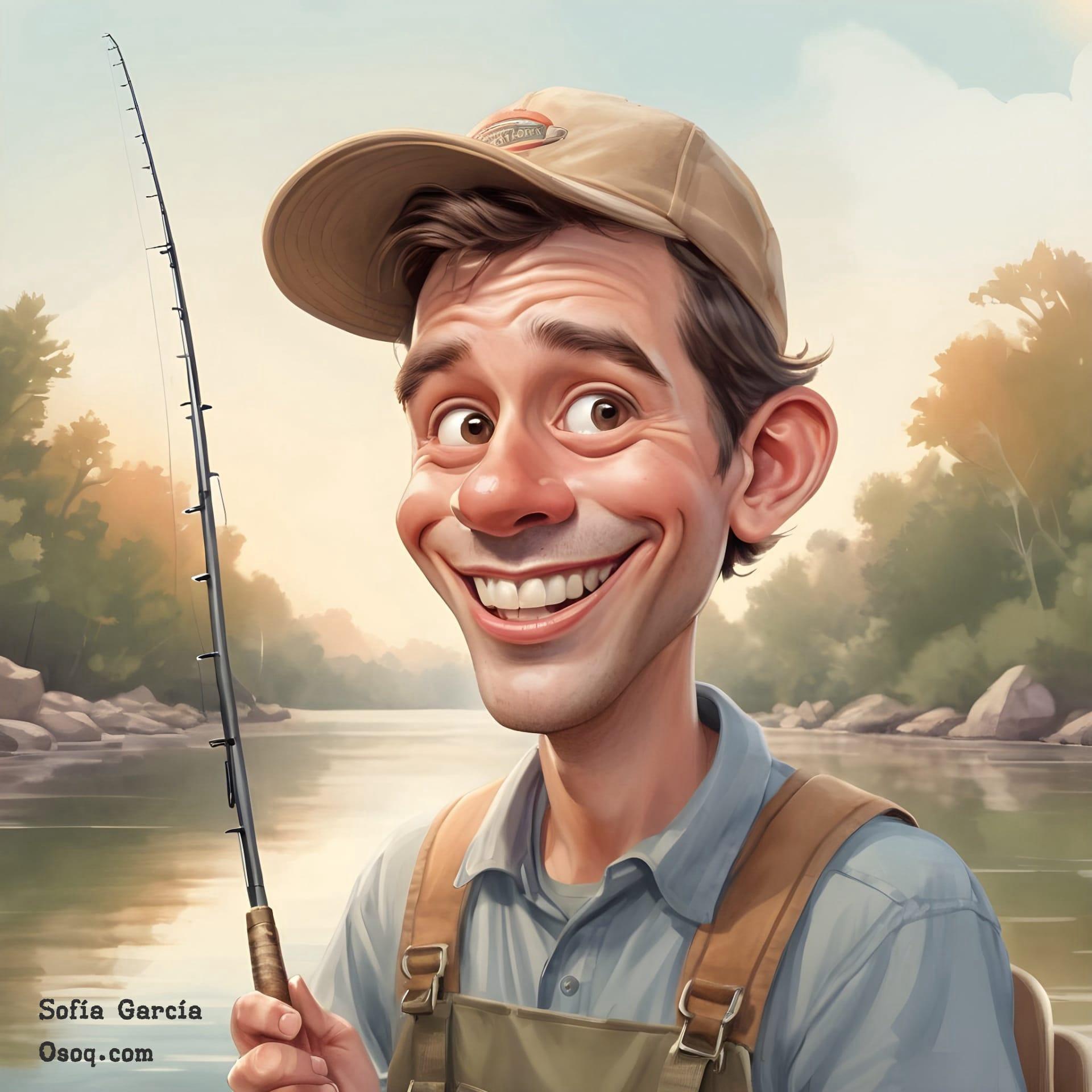 Fisherman caricature 02