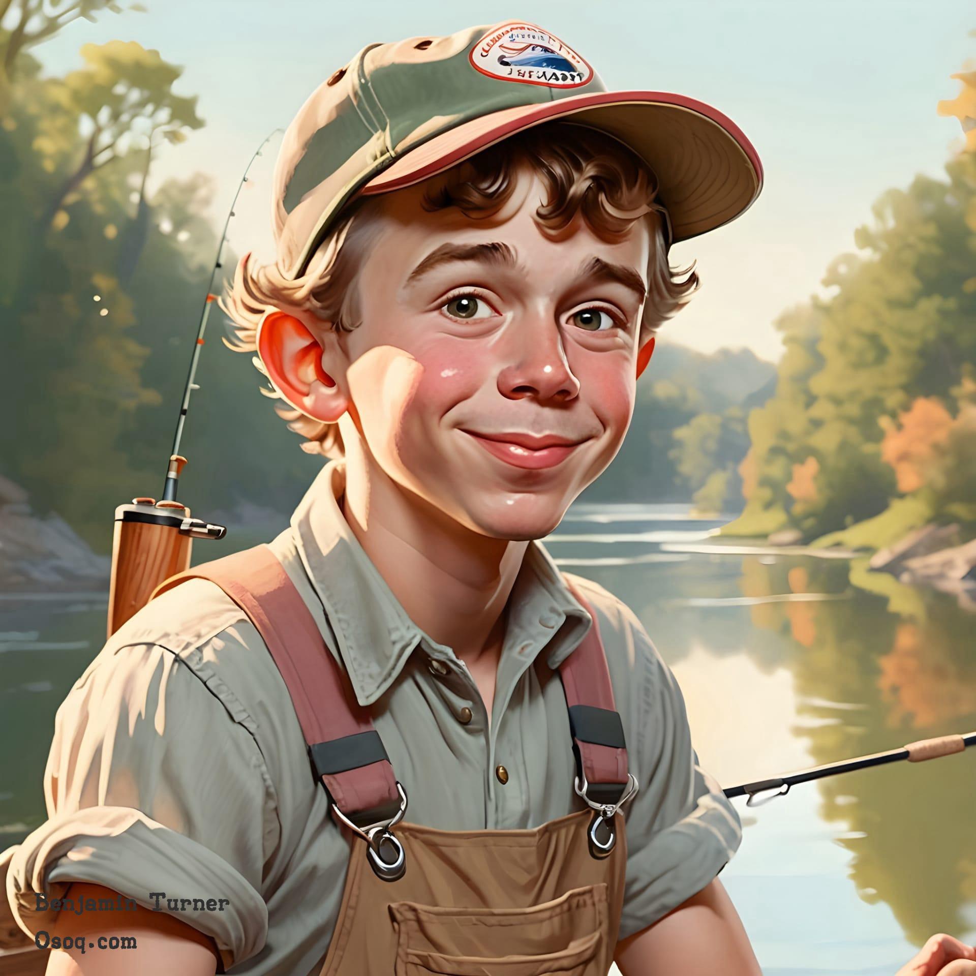 Fisherman caricature 19