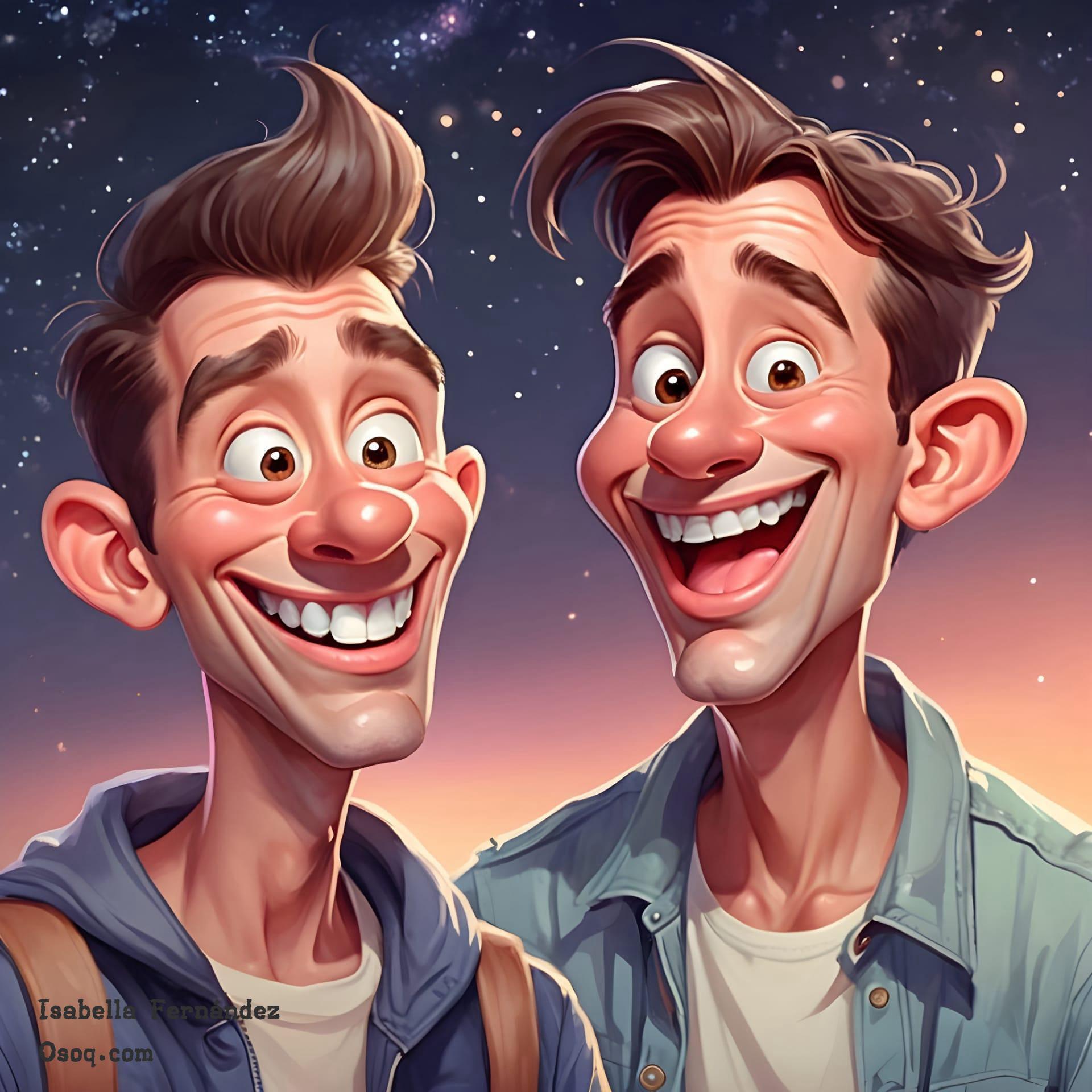 Friends caricature 16