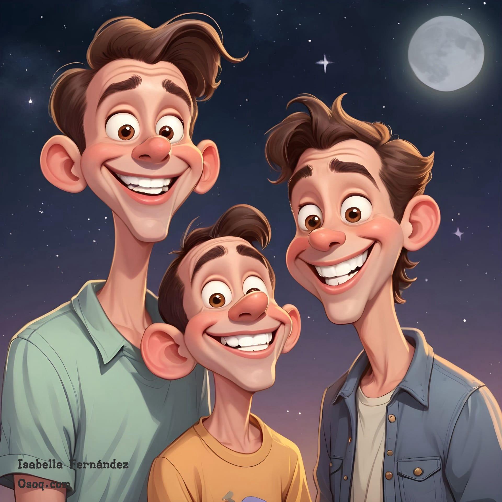 Friends caricature 17