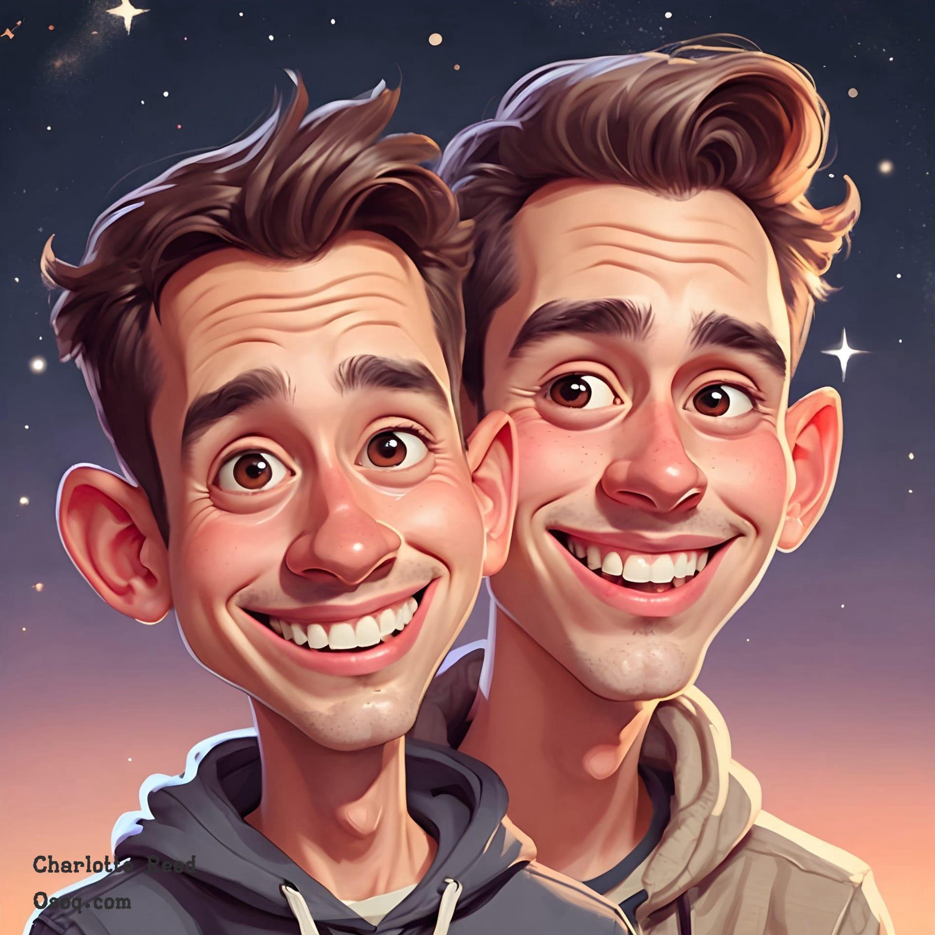 Friends caricature 19