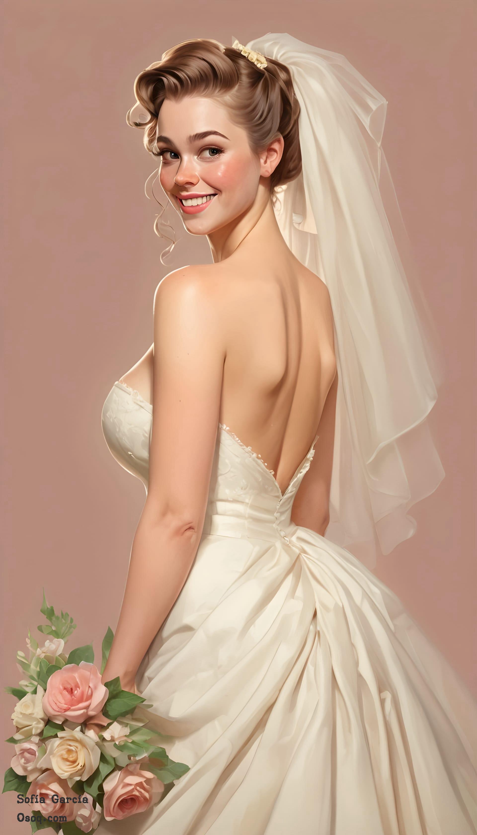 Funny wedding caricature 11