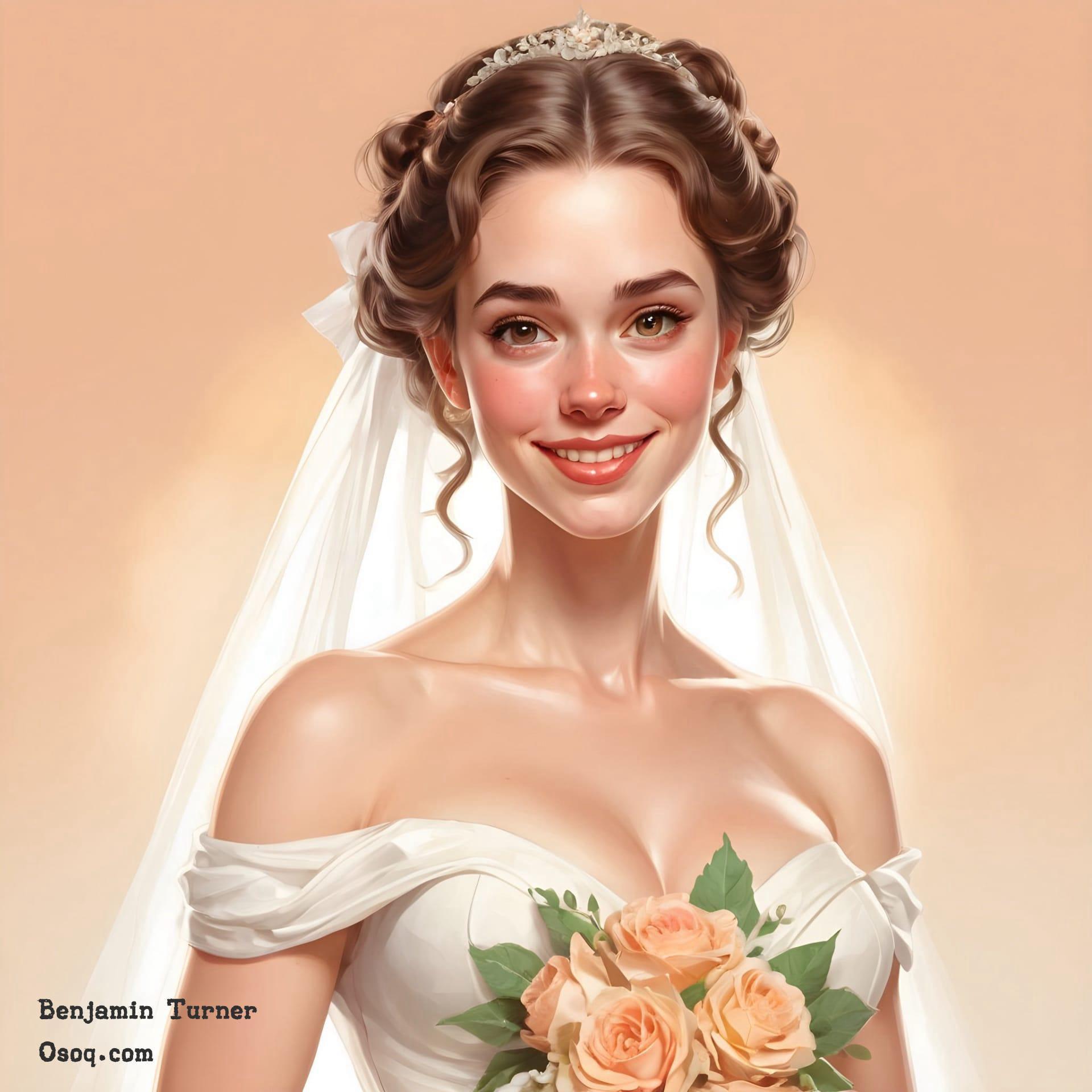 Funny wedding caricature 14