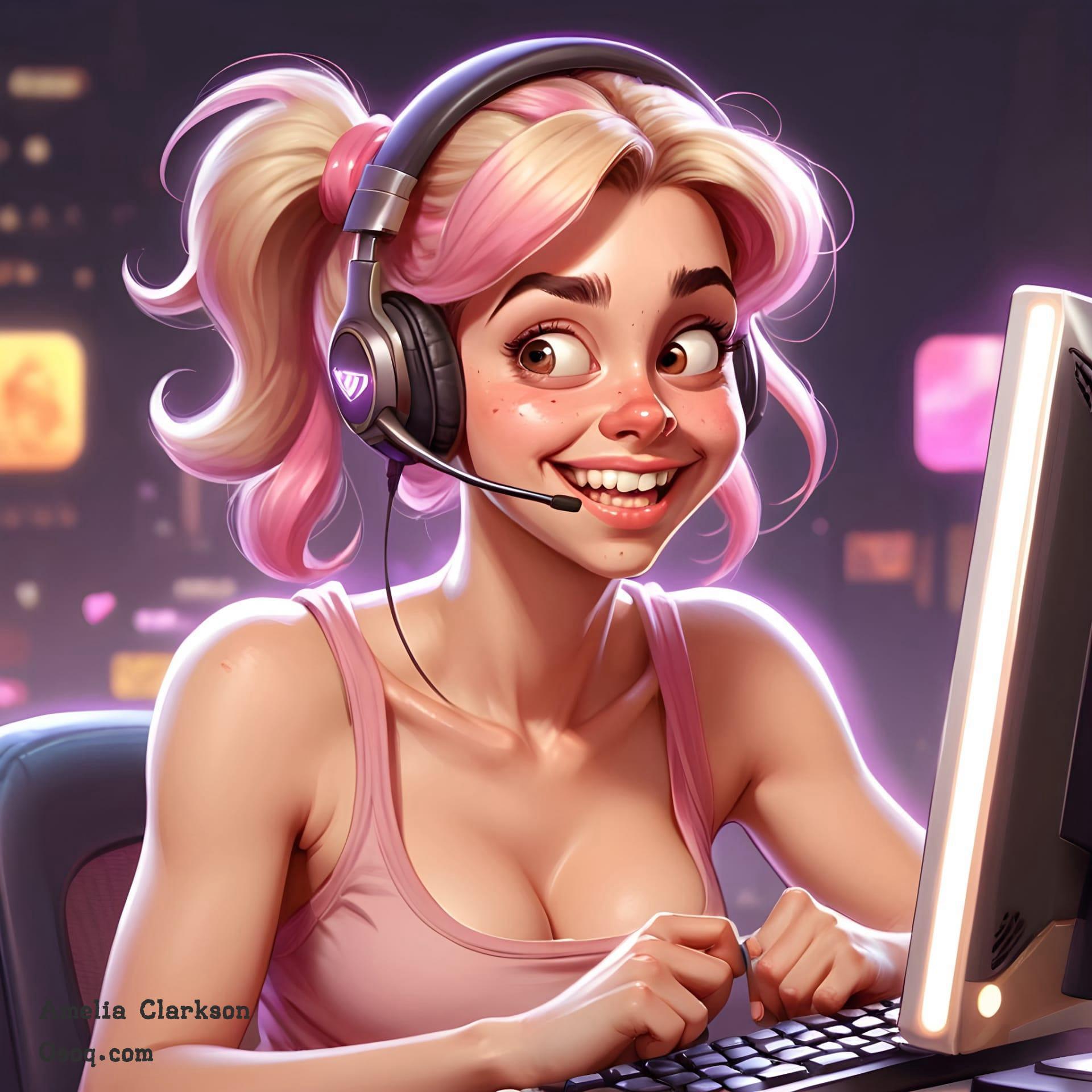 Gamer caricature 10