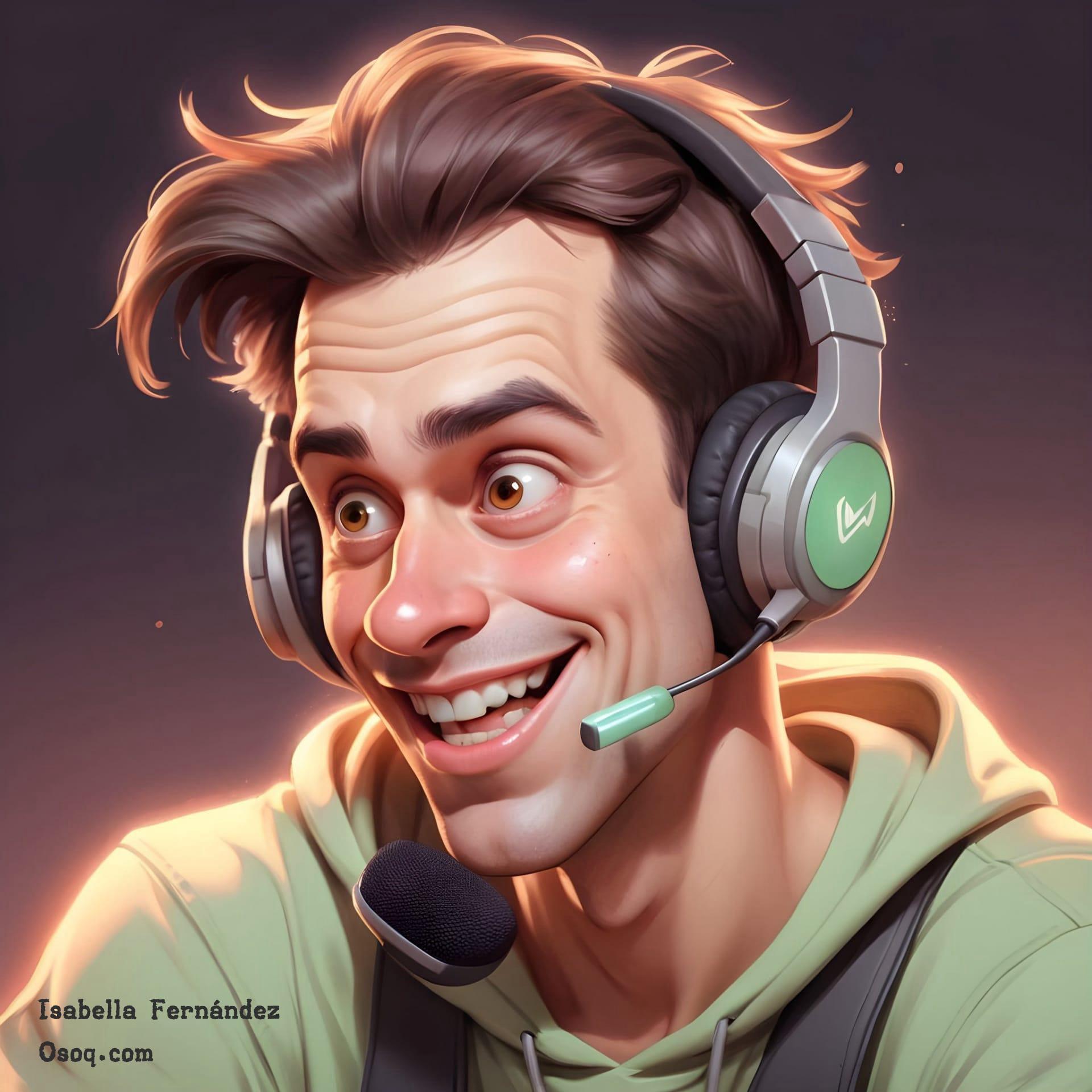 Gamer caricature 16