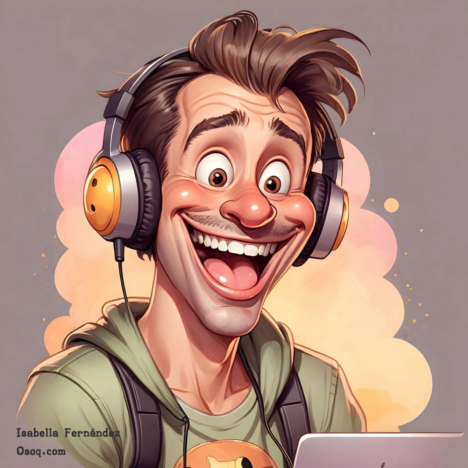 Gamer caricature 17