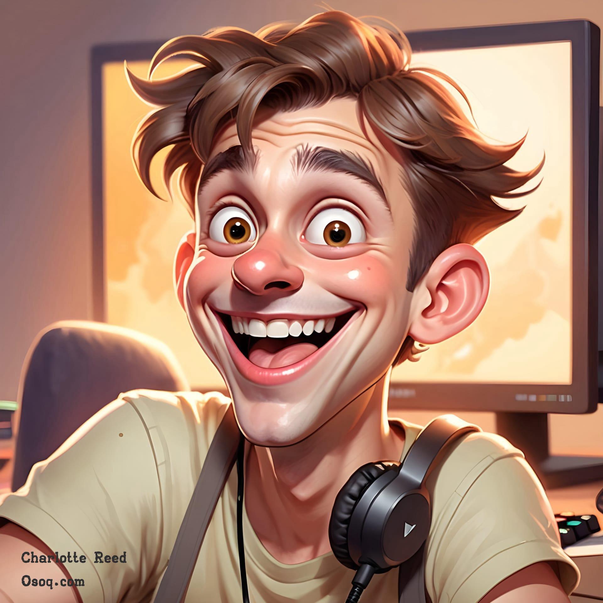 Gamer caricature 20