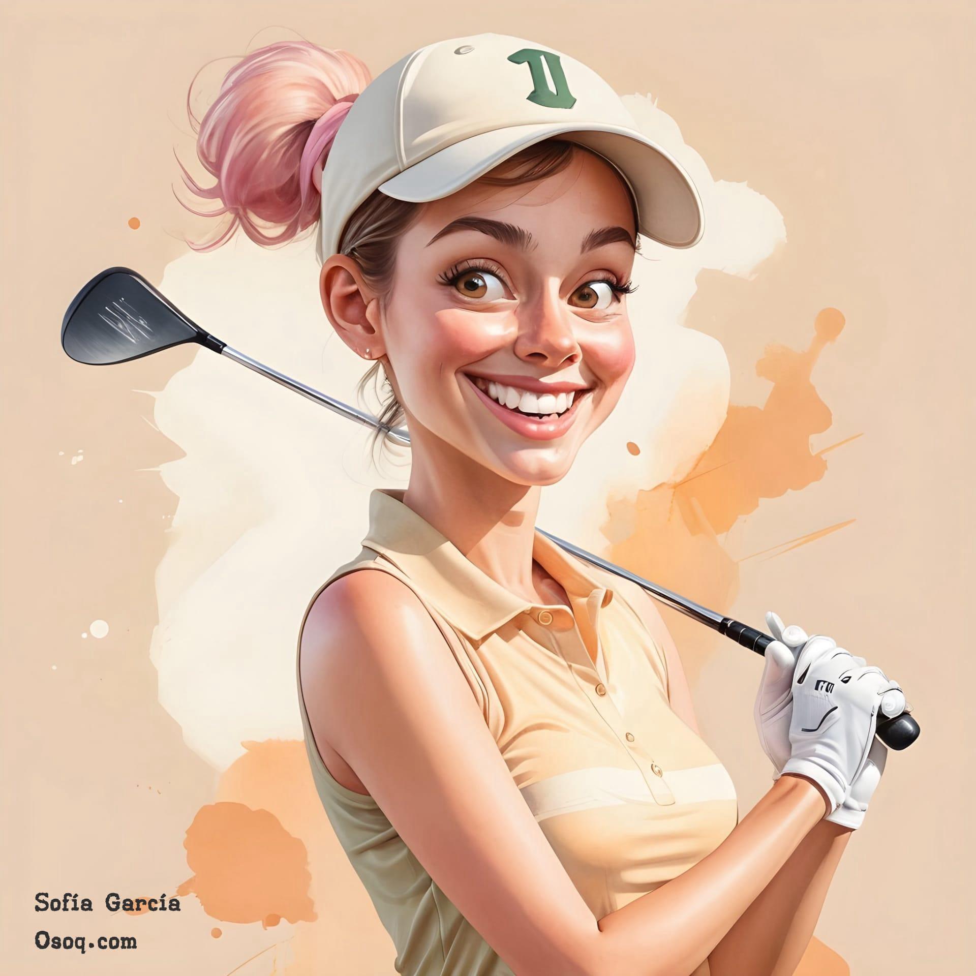 Golf caricature 01