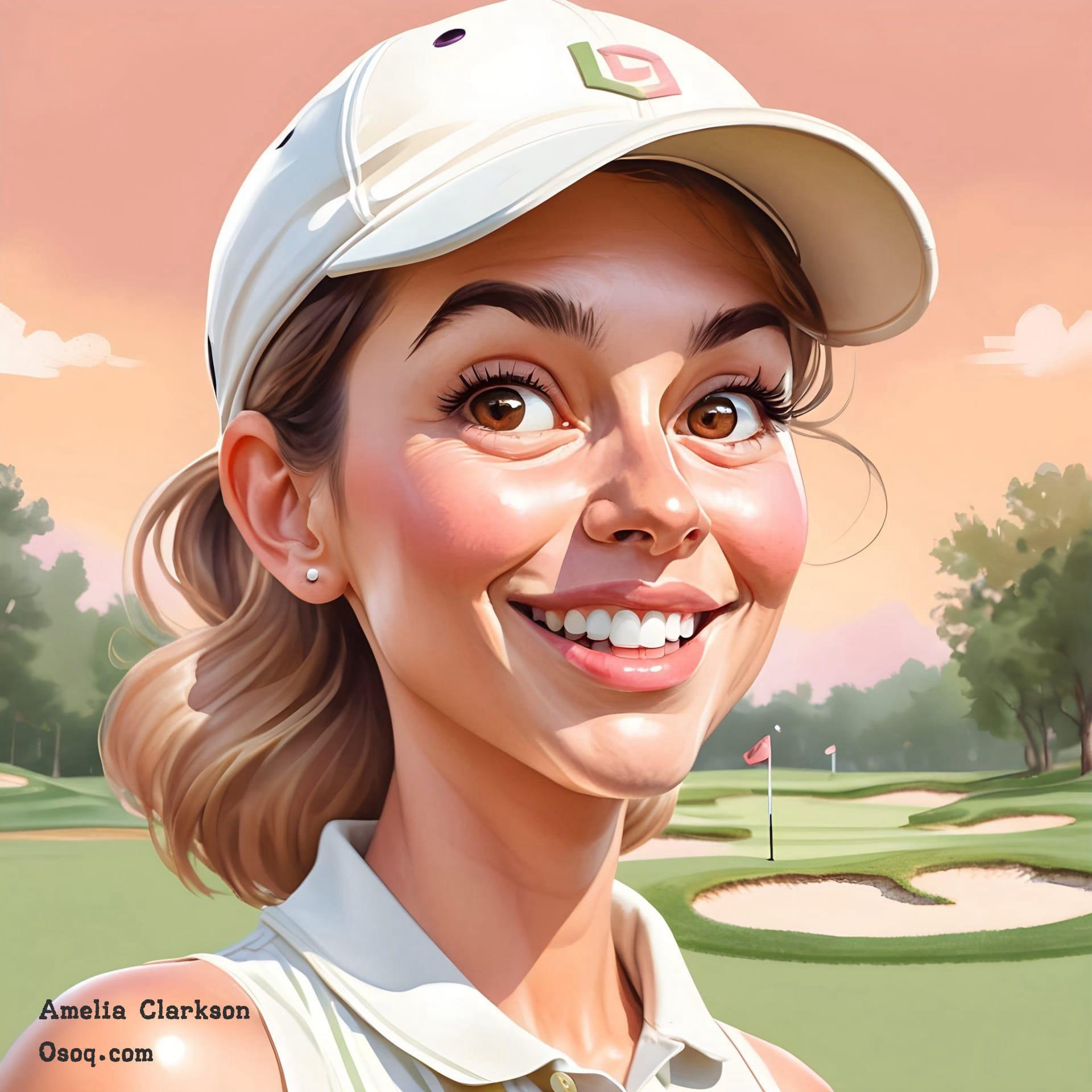 Golf caricature 05