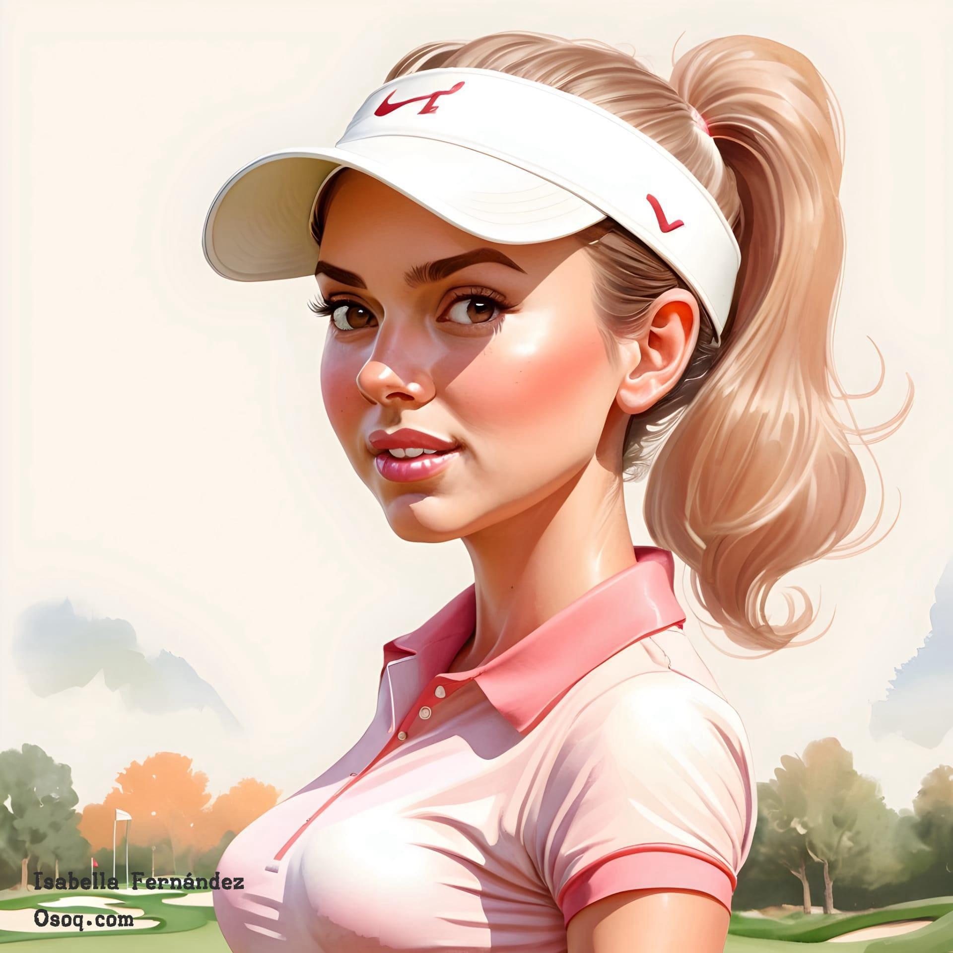 Golf caricature 12