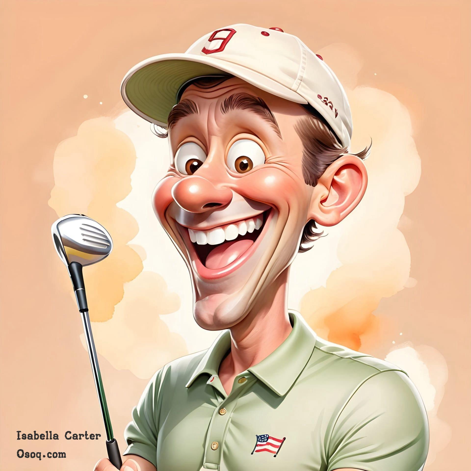 Golf caricature 13