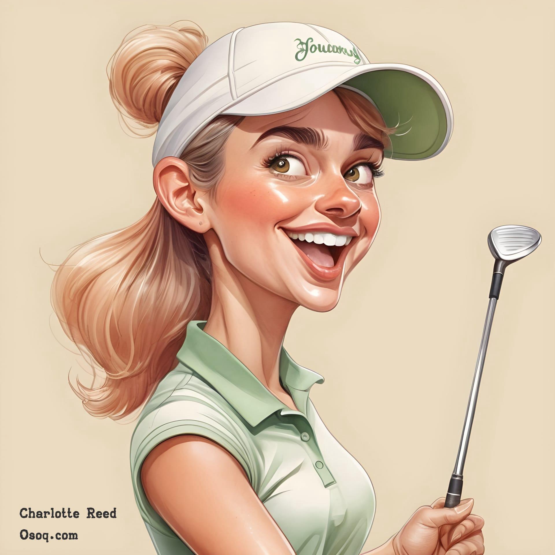 Golf caricature 14