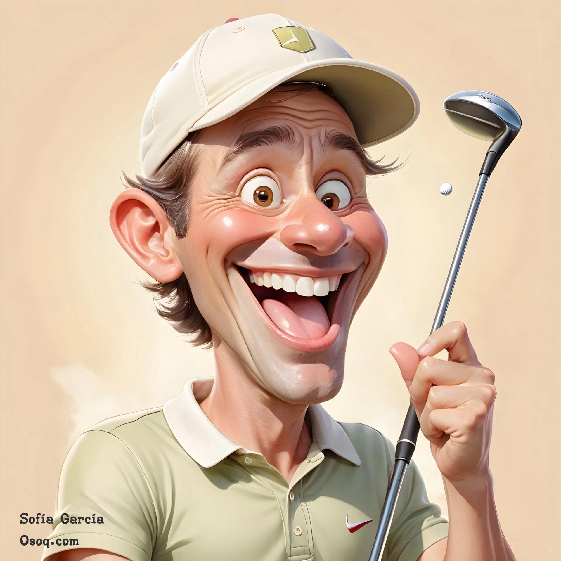 Golf caricature 17