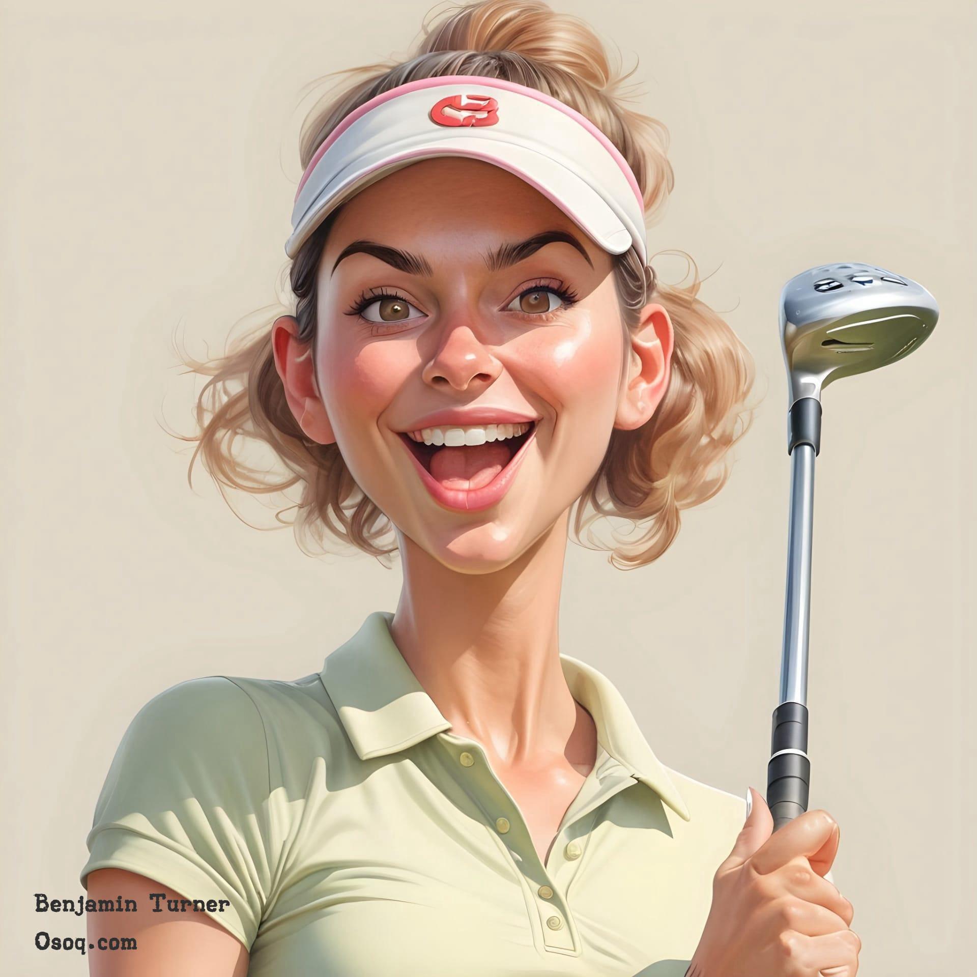 Golf caricature 19