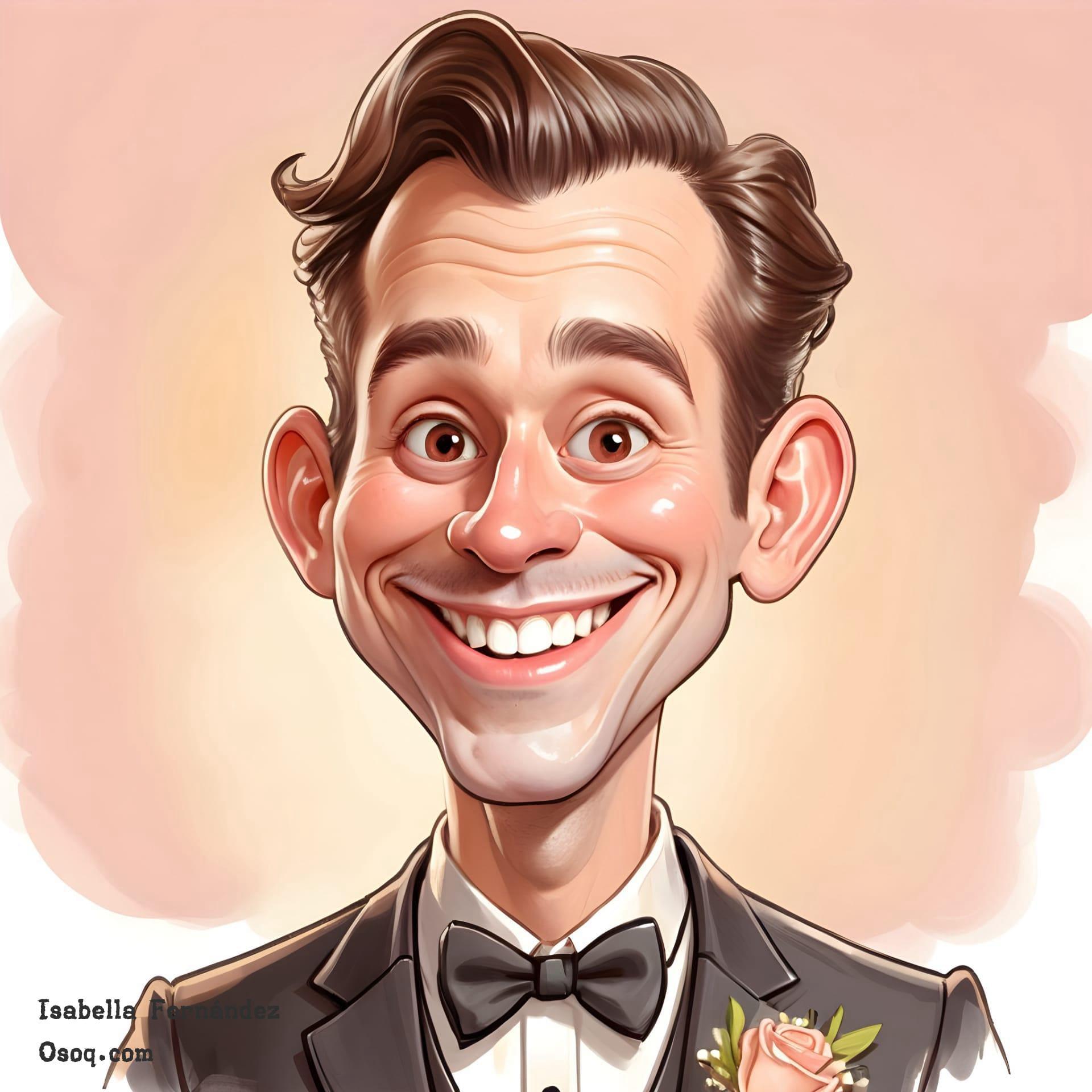 Groom caricature 01