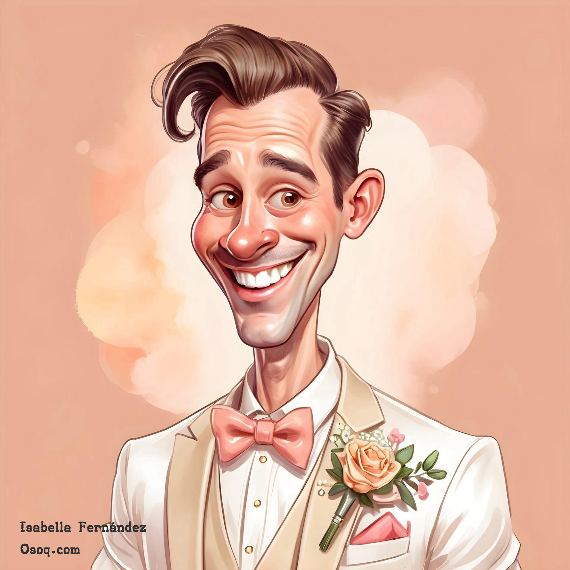 Groom caricature 02