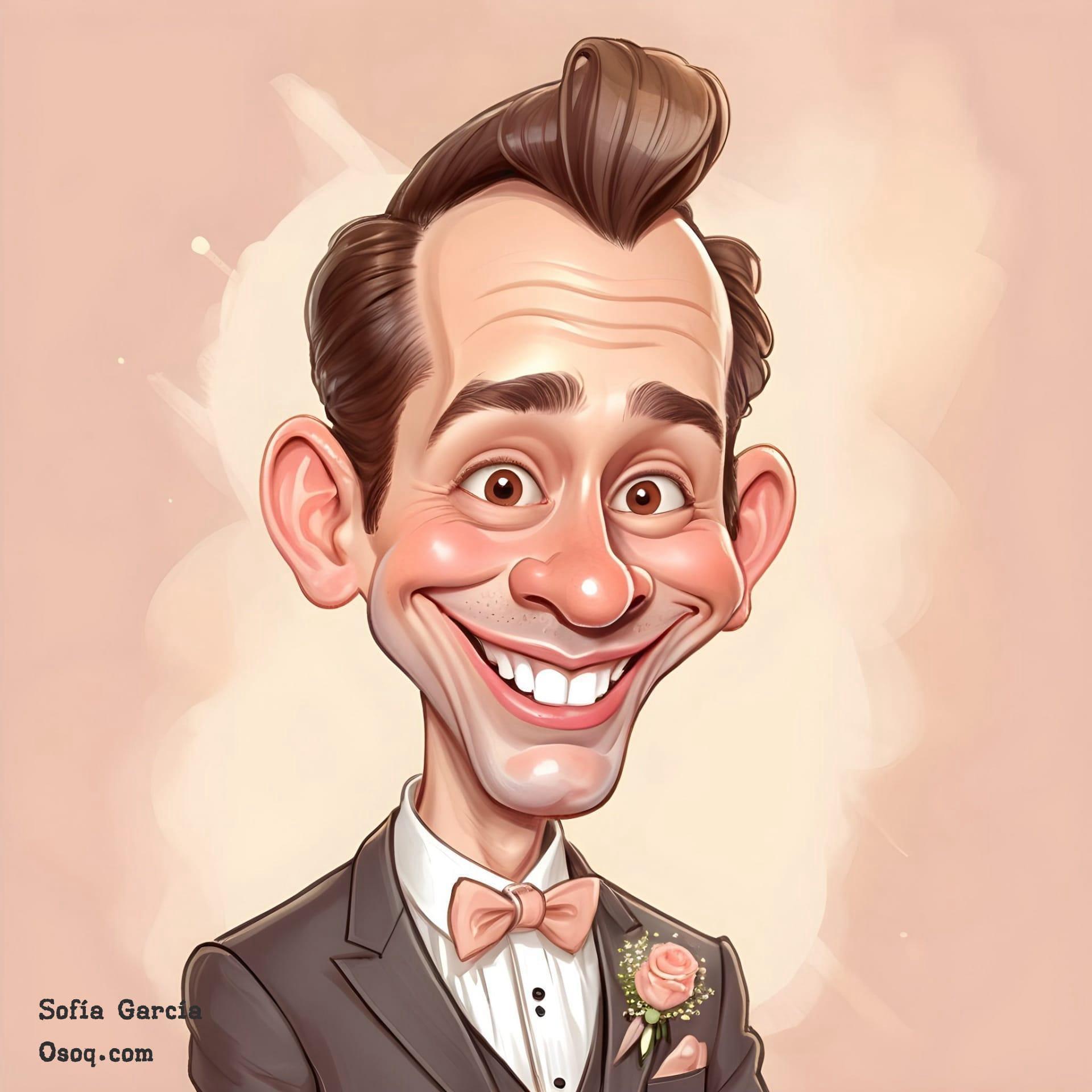 Groom caricature 07