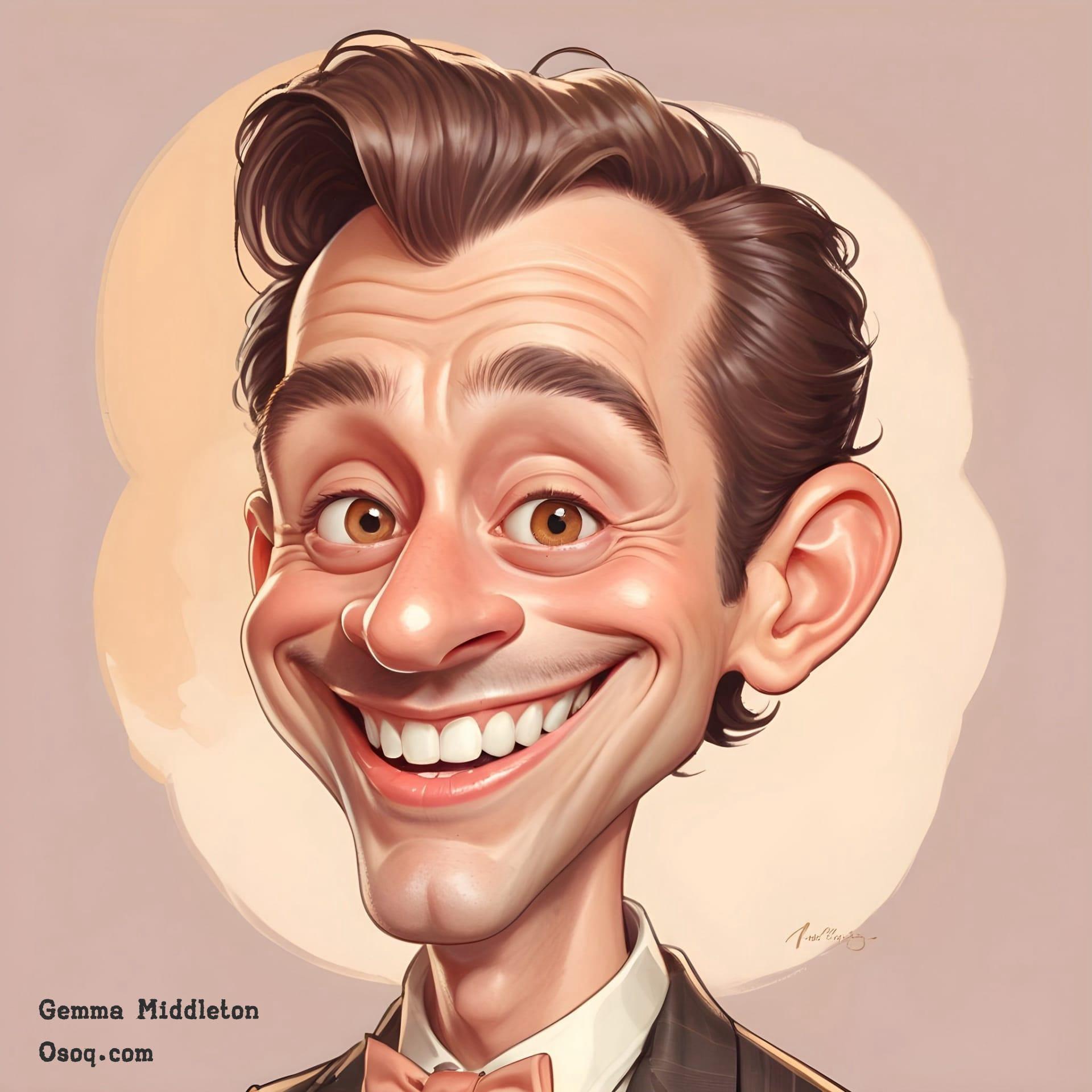 Groom caricature 11