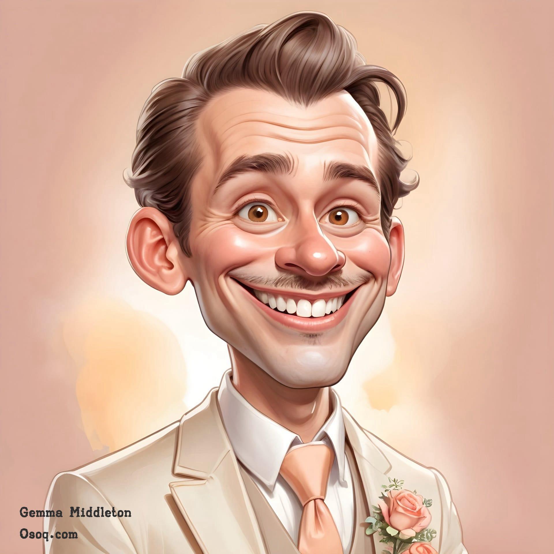 Groom caricature 12