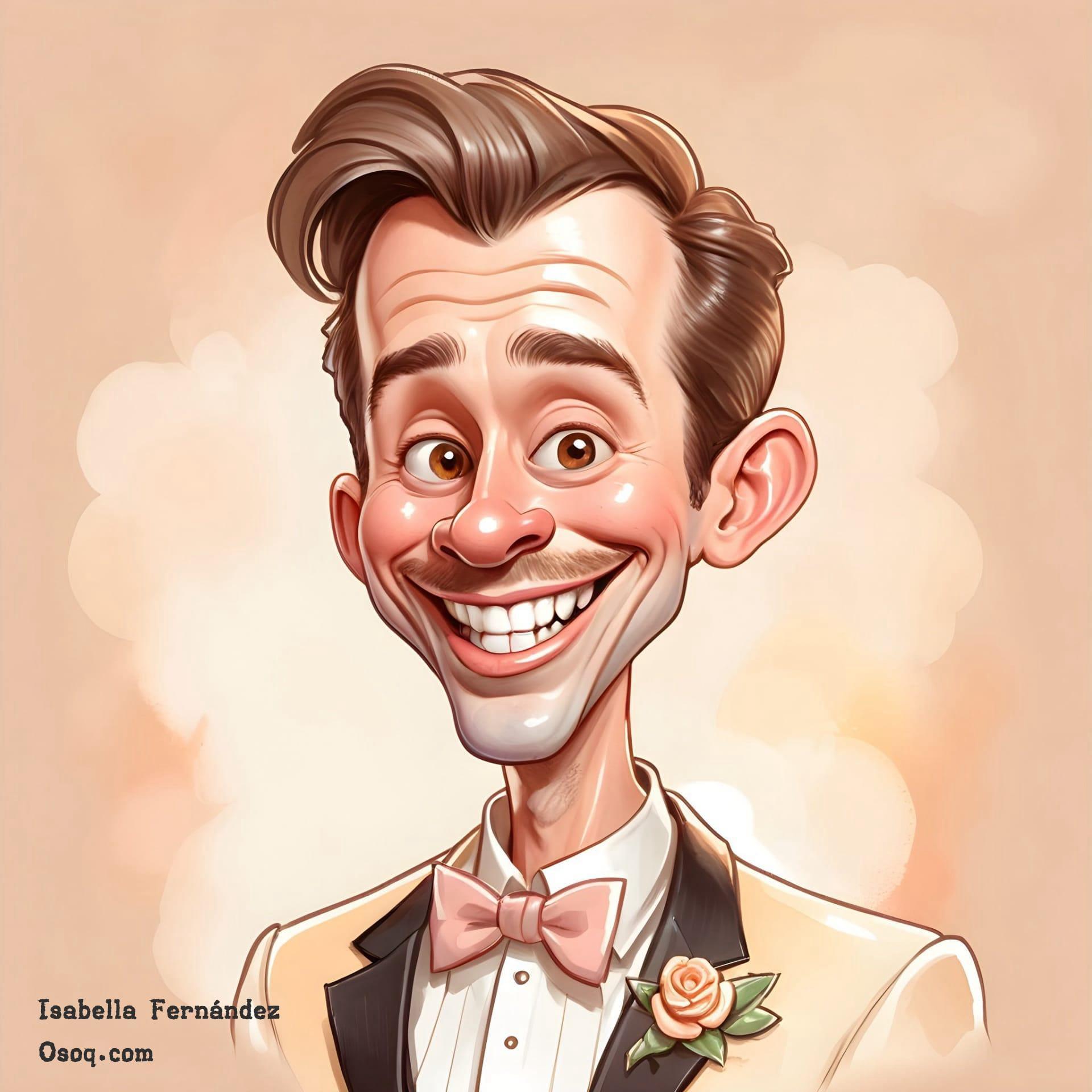 Groom caricature 17