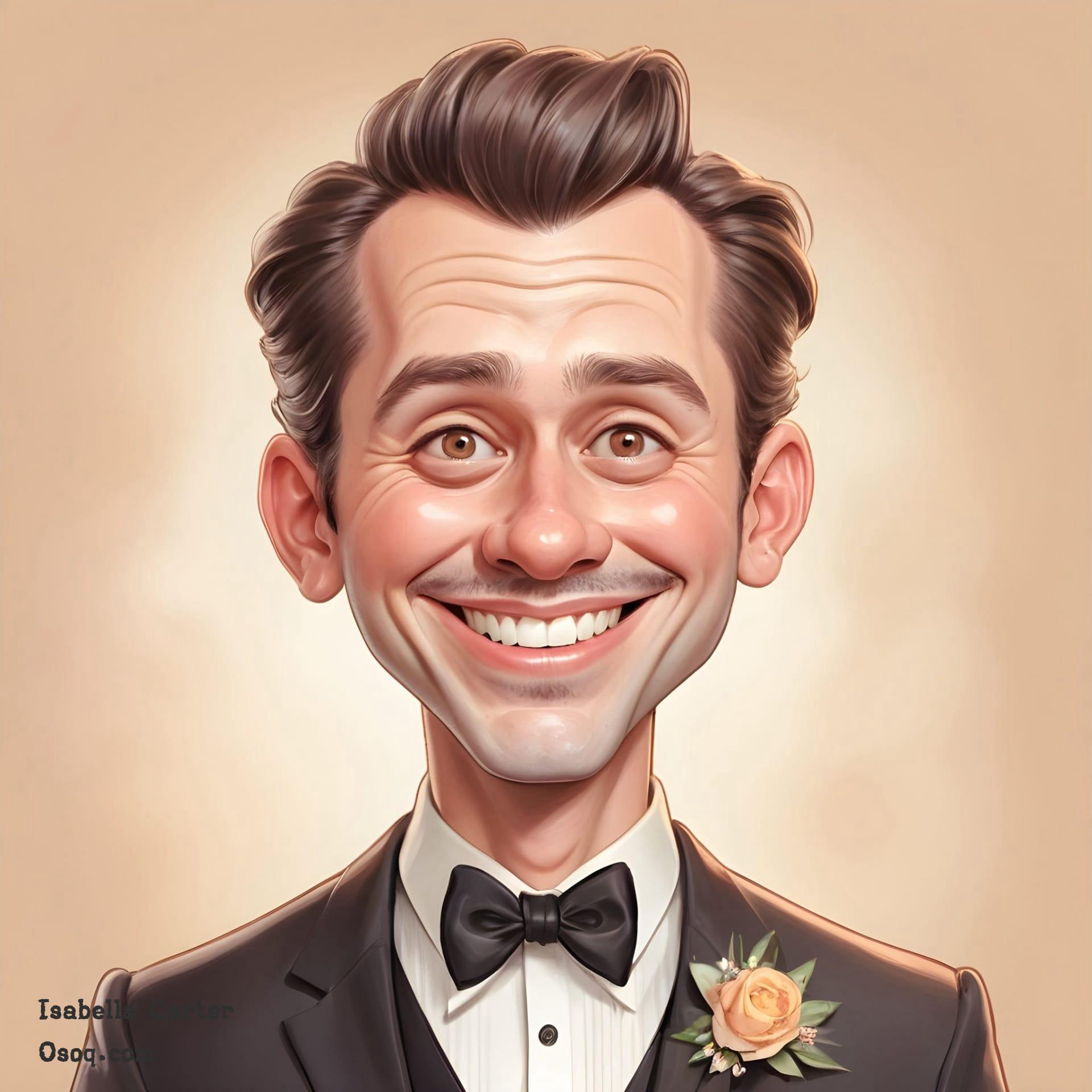 Groom caricature 18